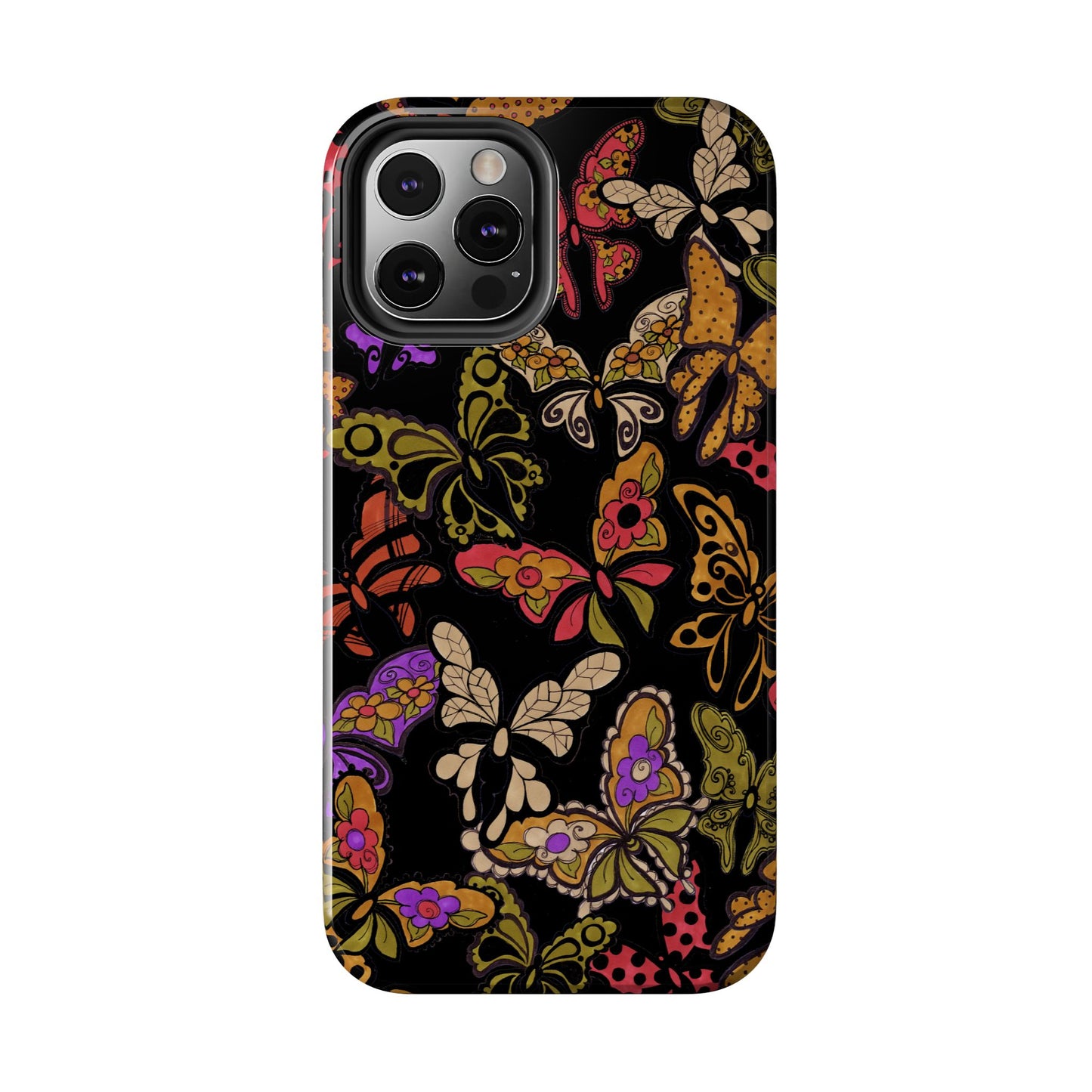 Flighty Black Phone Case