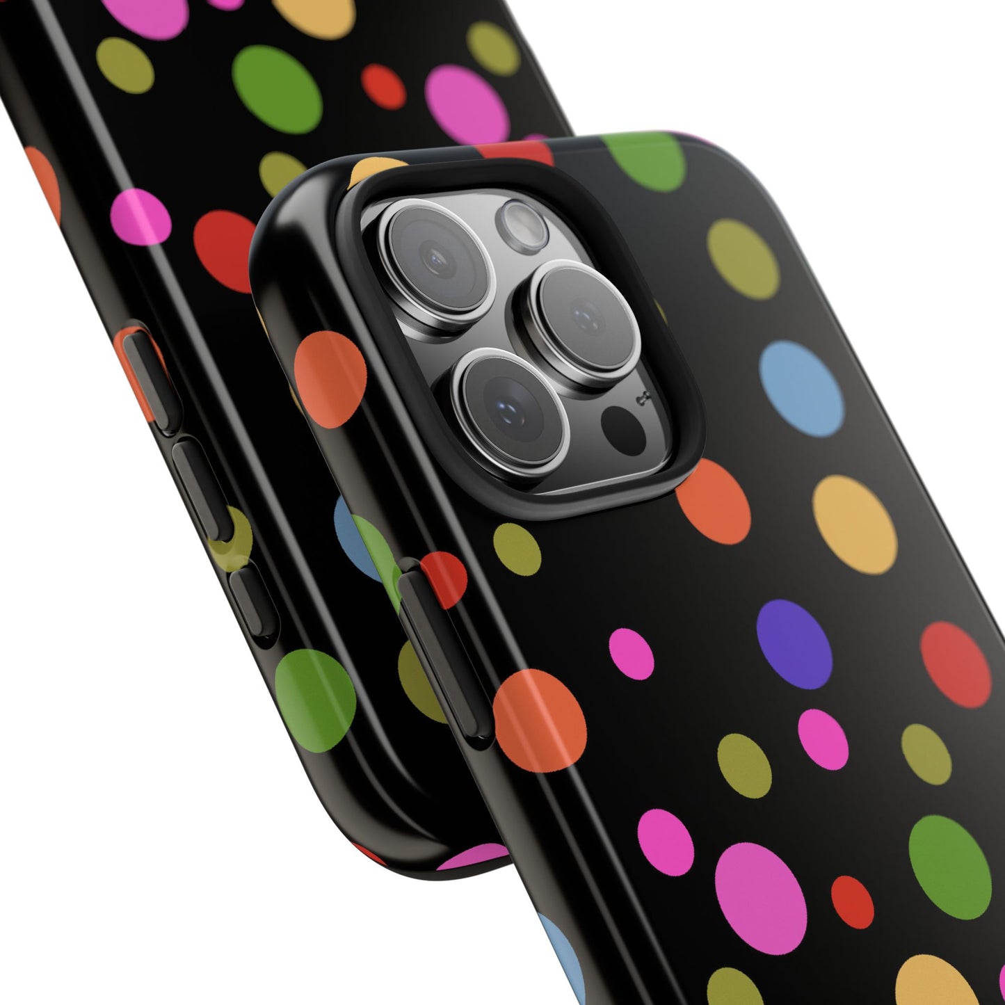 Dot Assortment Black Phone Case