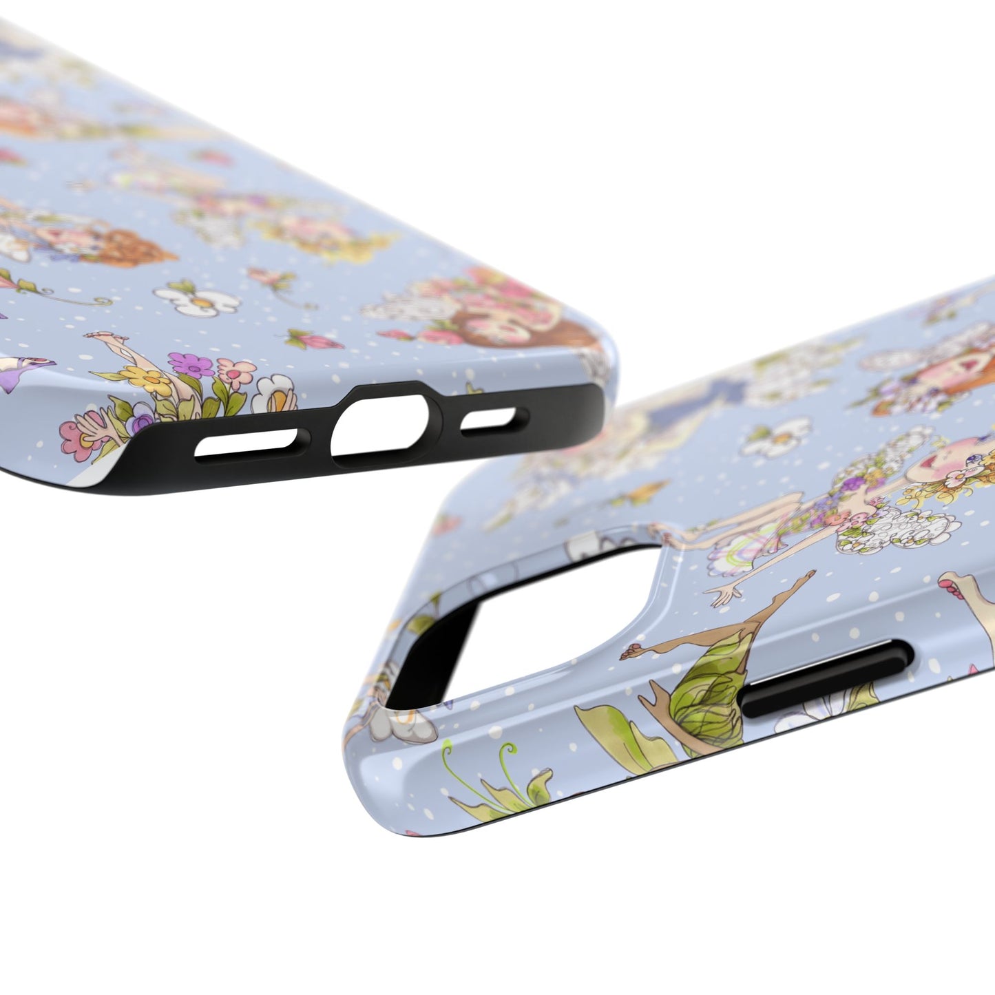 Tossed Fairies Blue Phone Case
