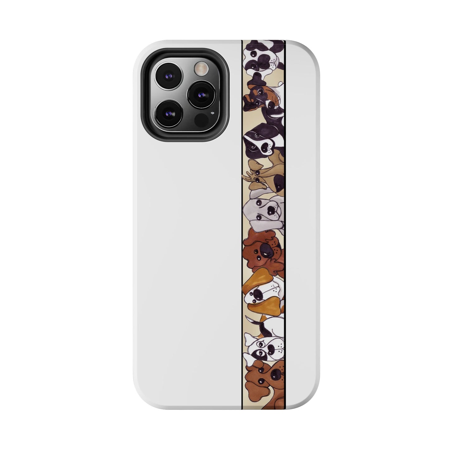 Doggie Delight Border Phone Case