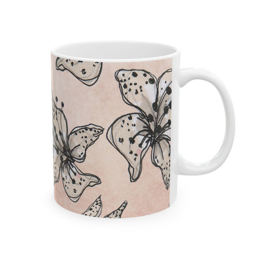 Spotted Lilies Pink Cup