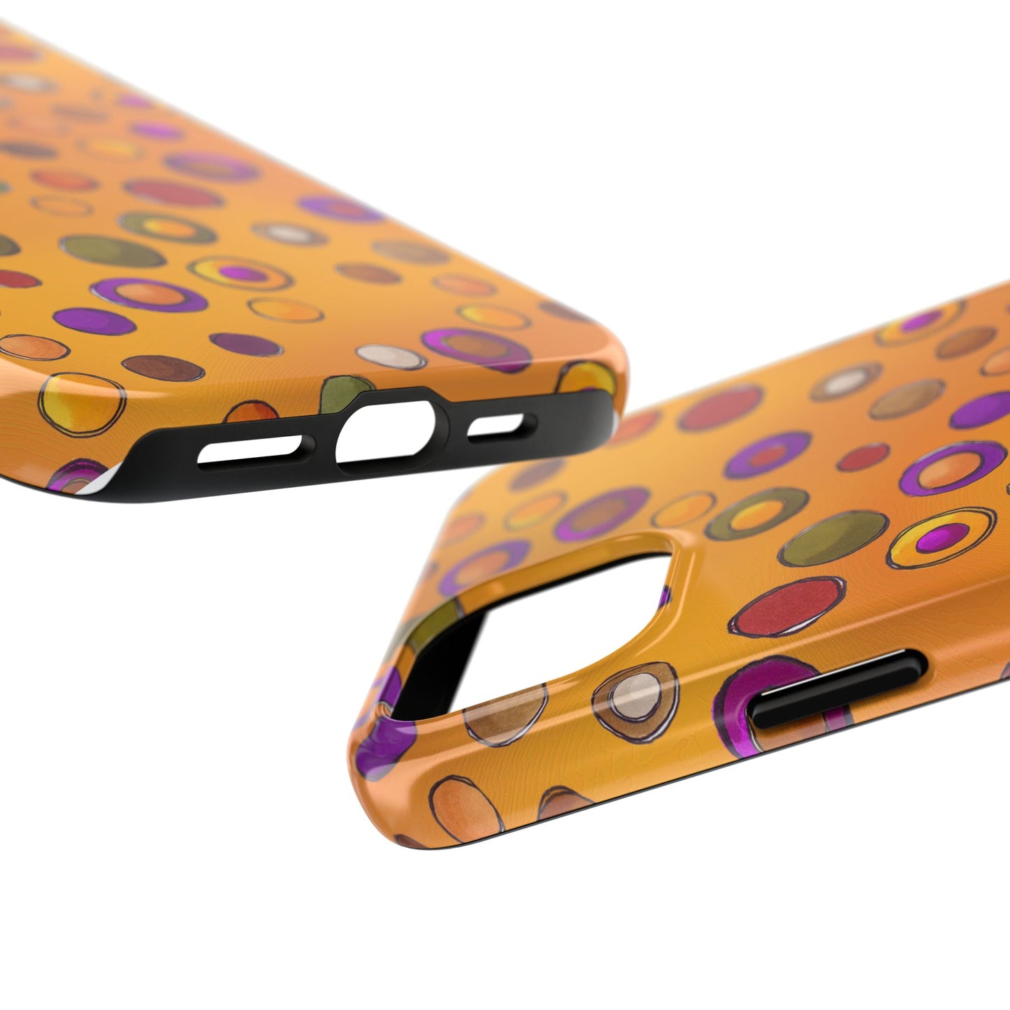 Double Dot Yellow Phone Case