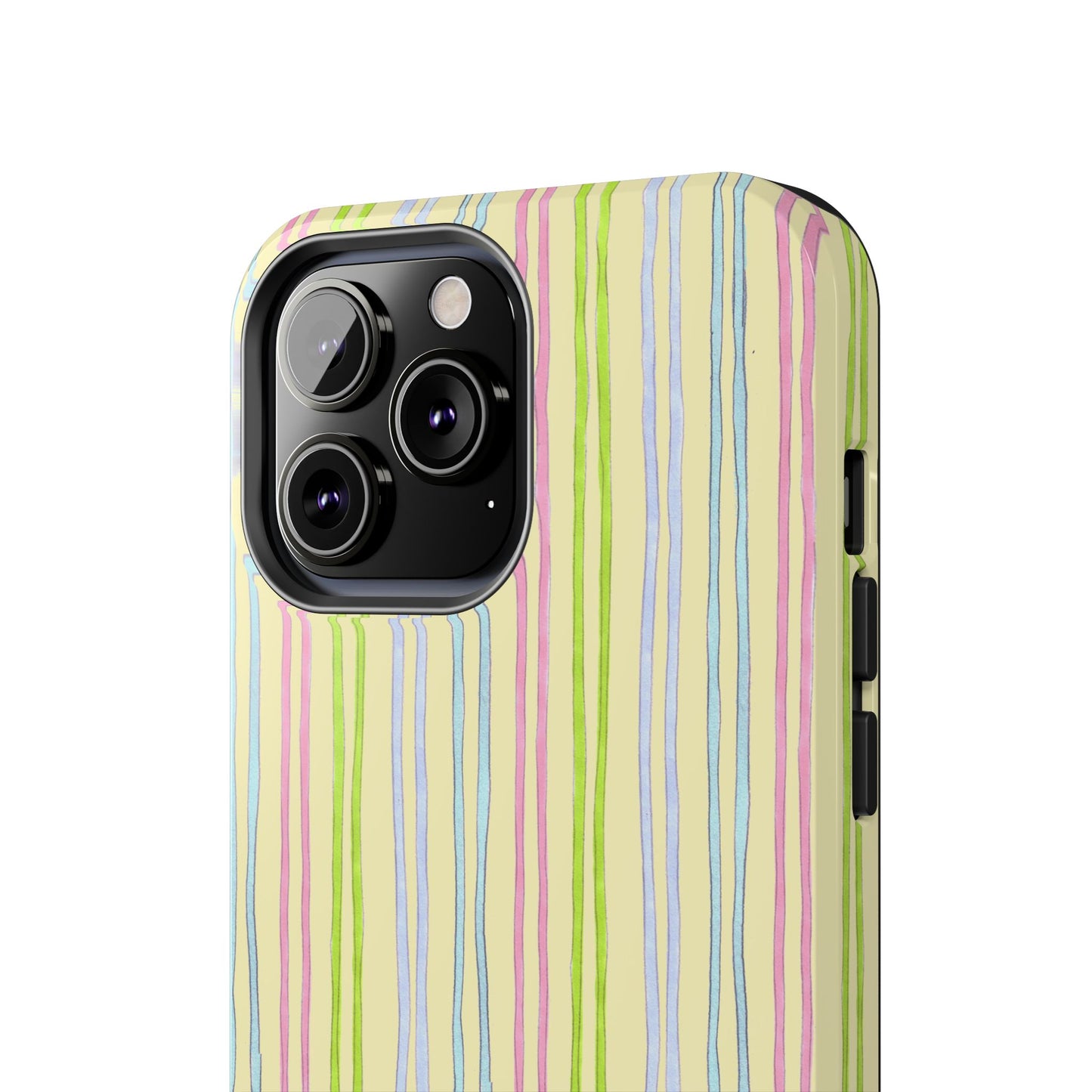 Belle Stripe Yellow Phone Case