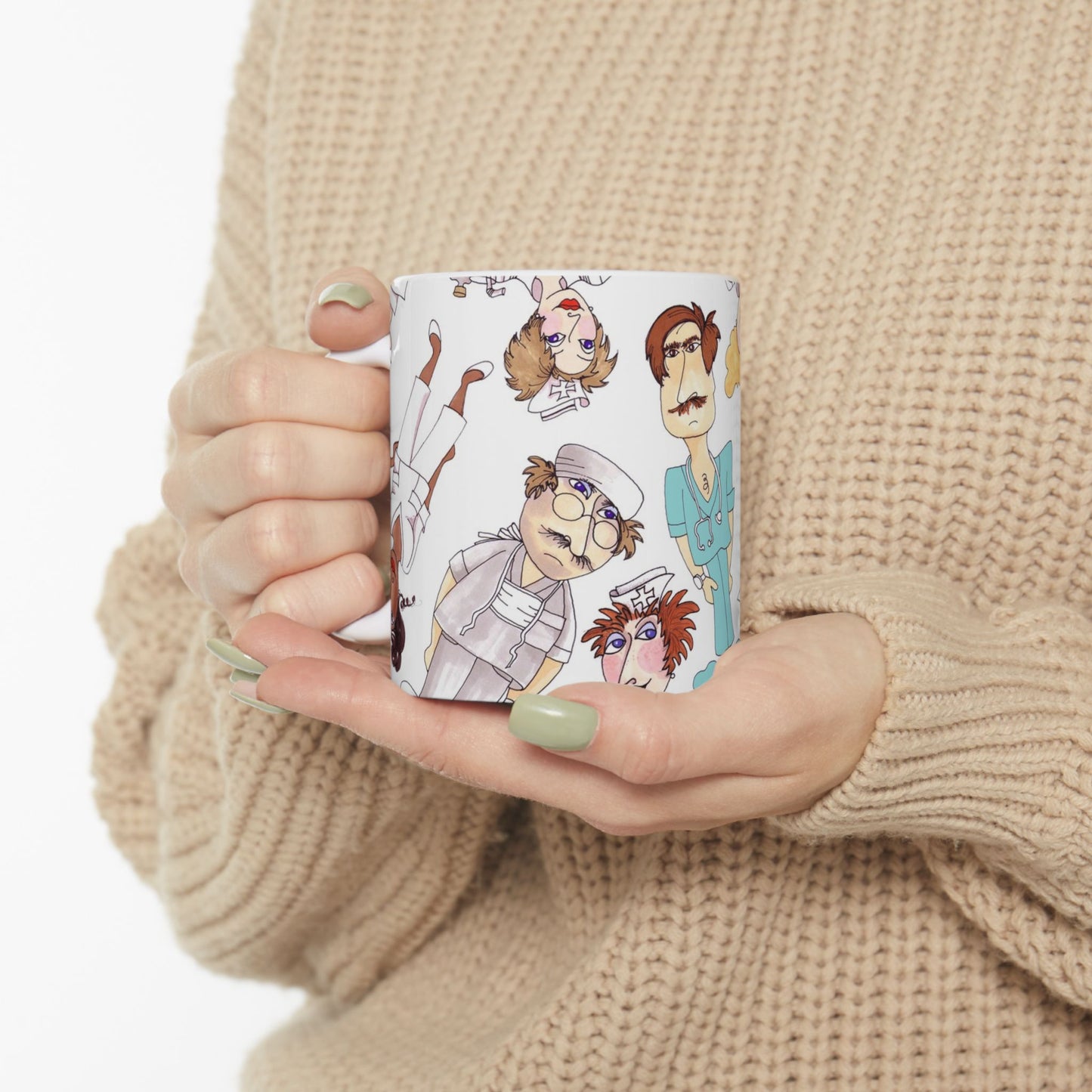 Happy Staff White Cup