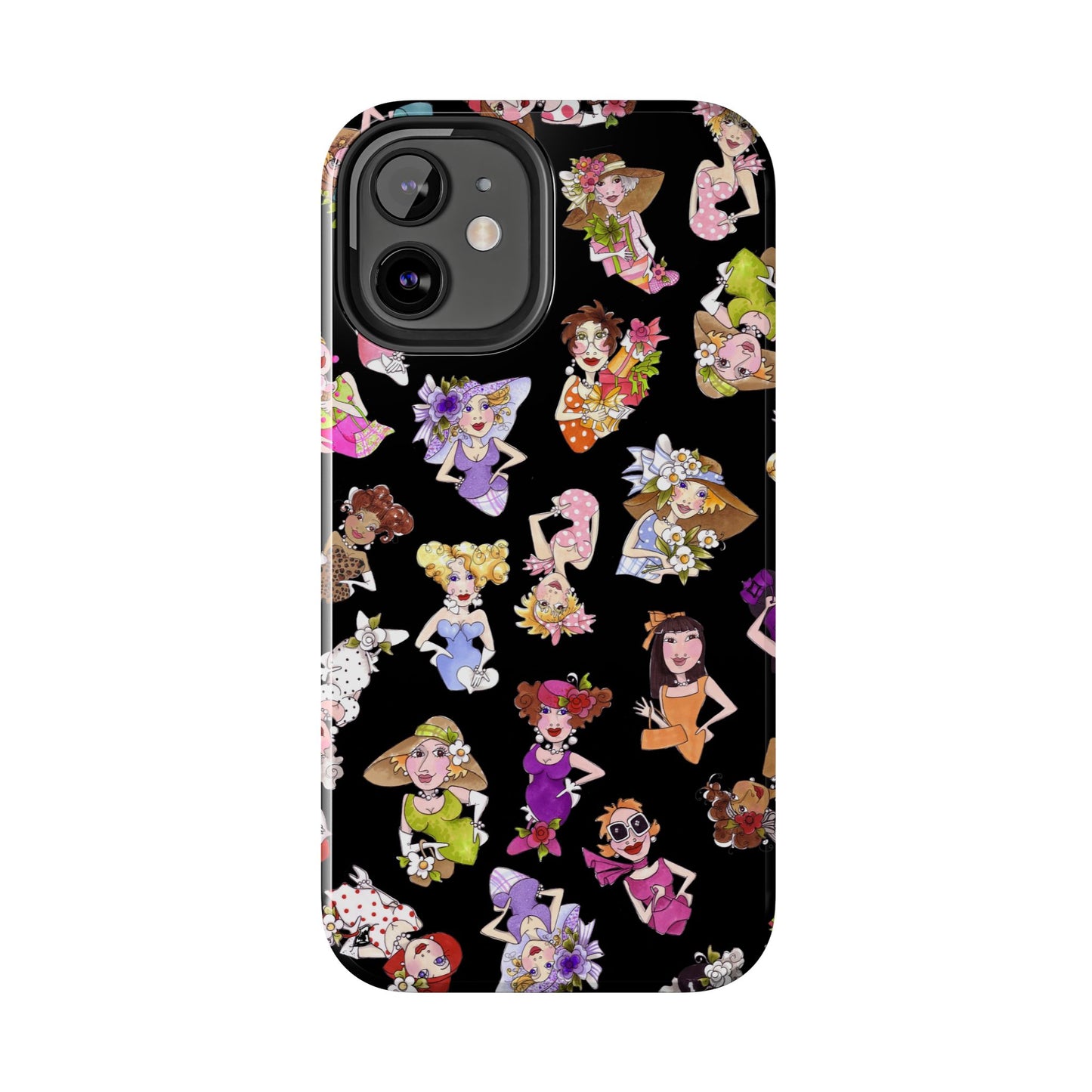 Fast Women Tossed Black Phone Case