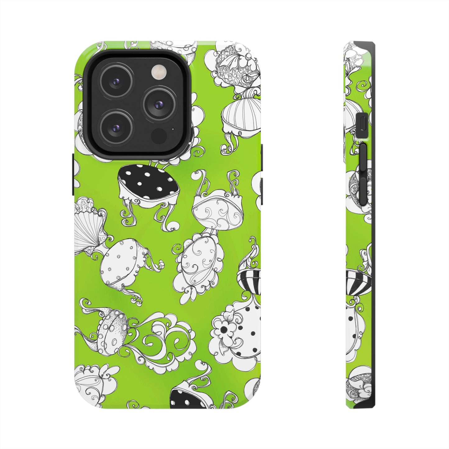 Bistro Chairs Lime Phone Case