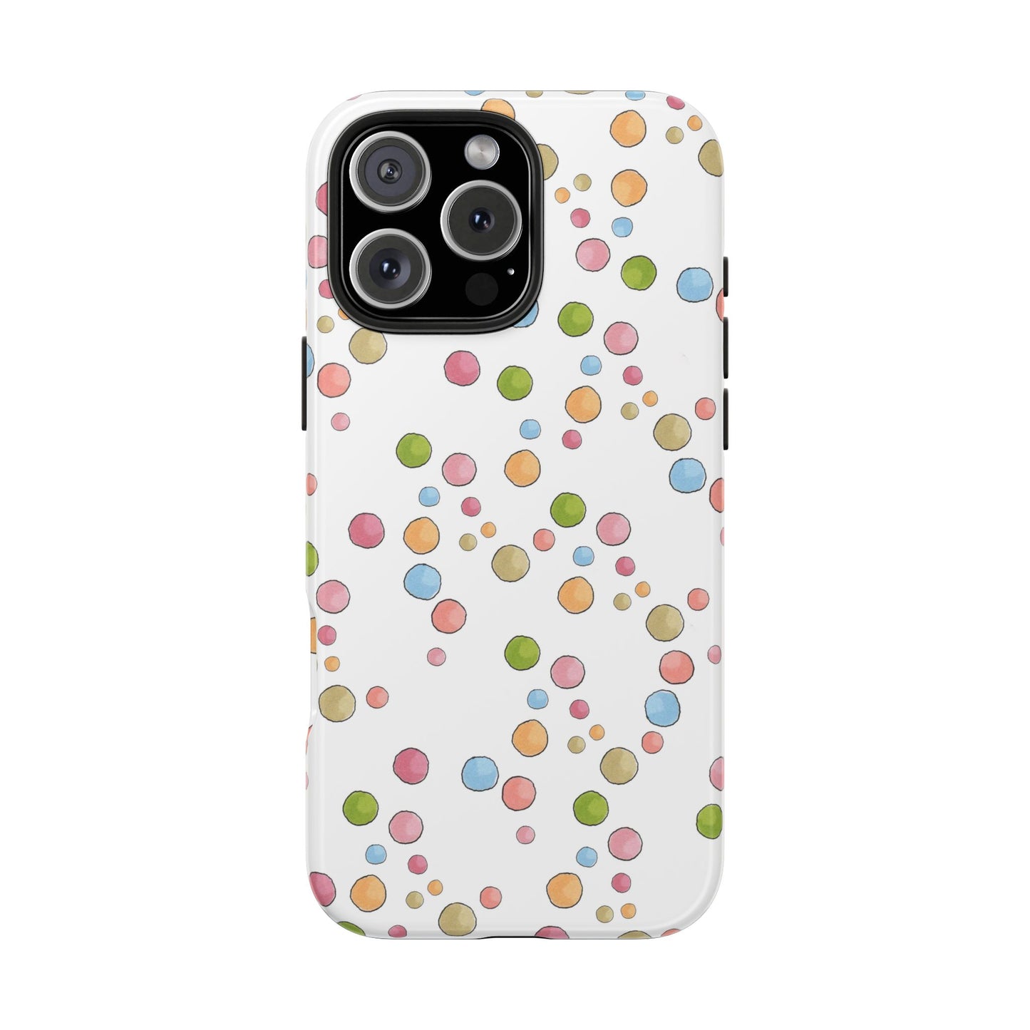 Clown Dots White Phone Case