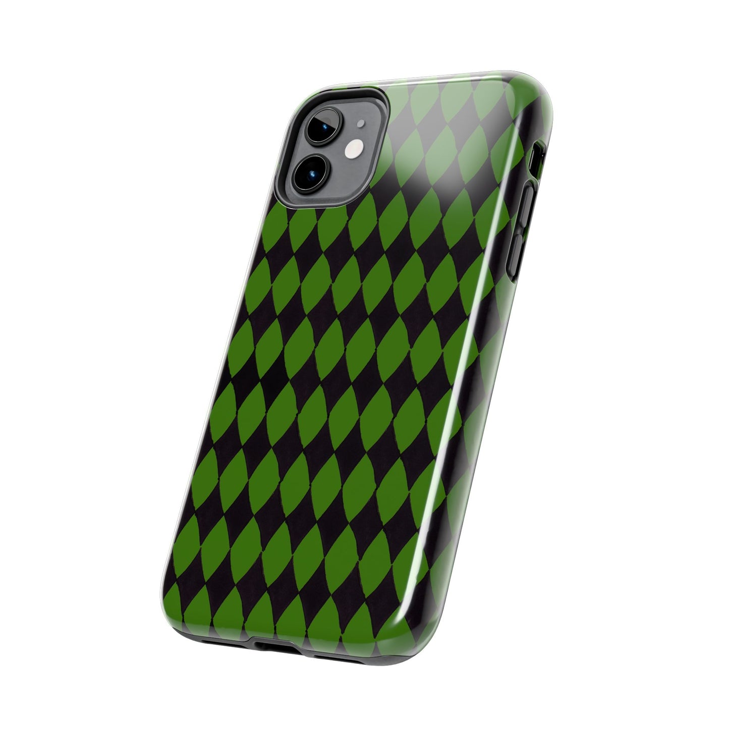 Diamond Green / Black Phone Case
