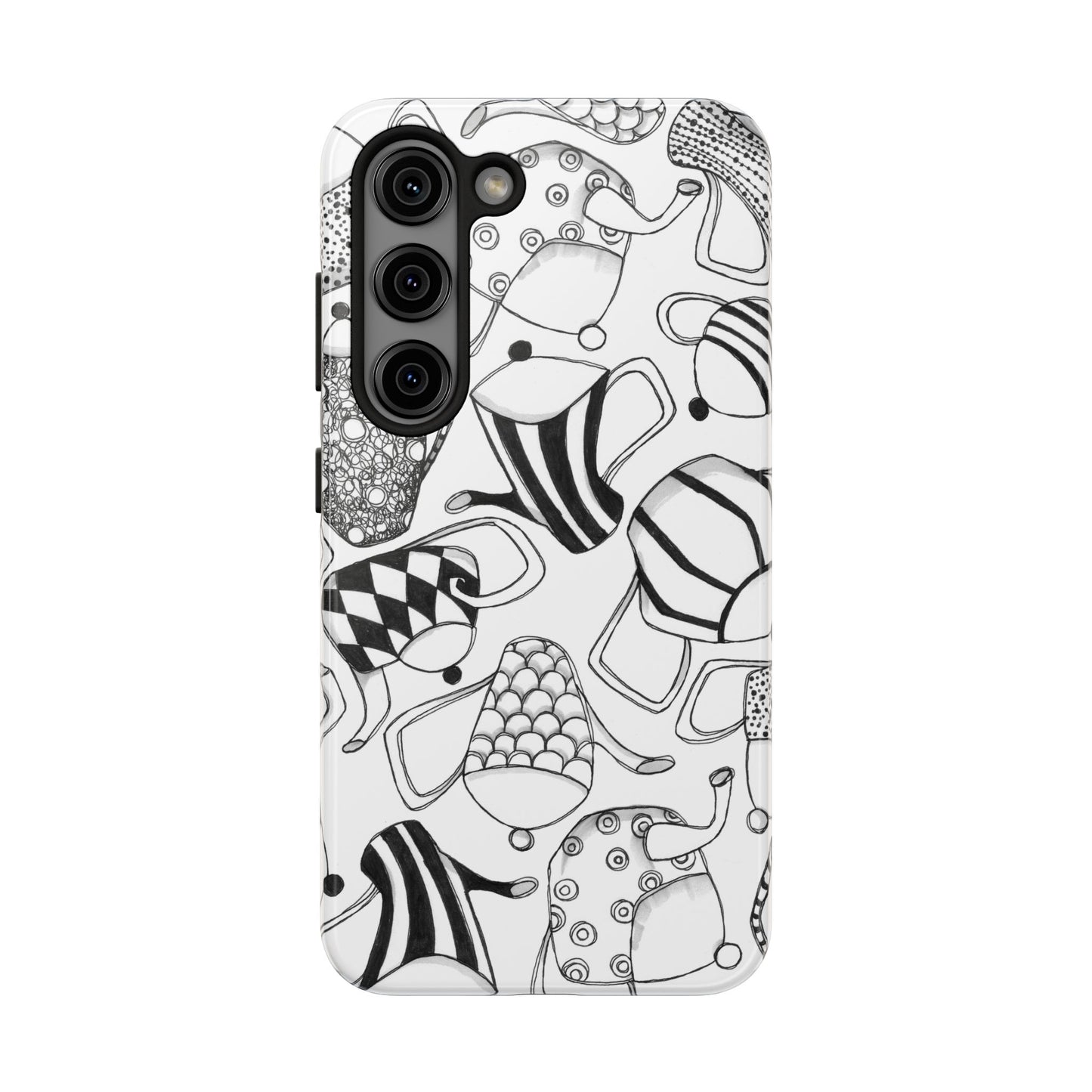 Coffee, Tea Anyone? White Phone Case