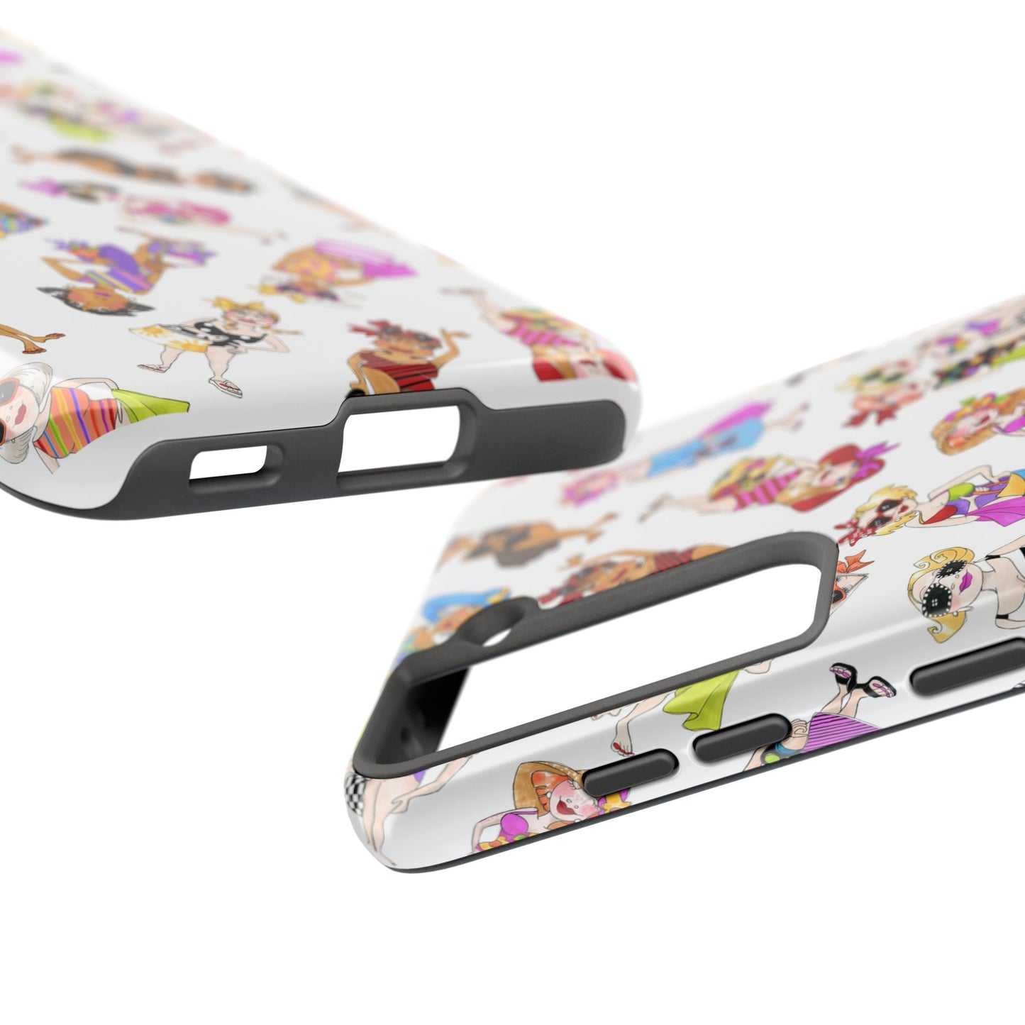 Tossed Beauties White Phone Case