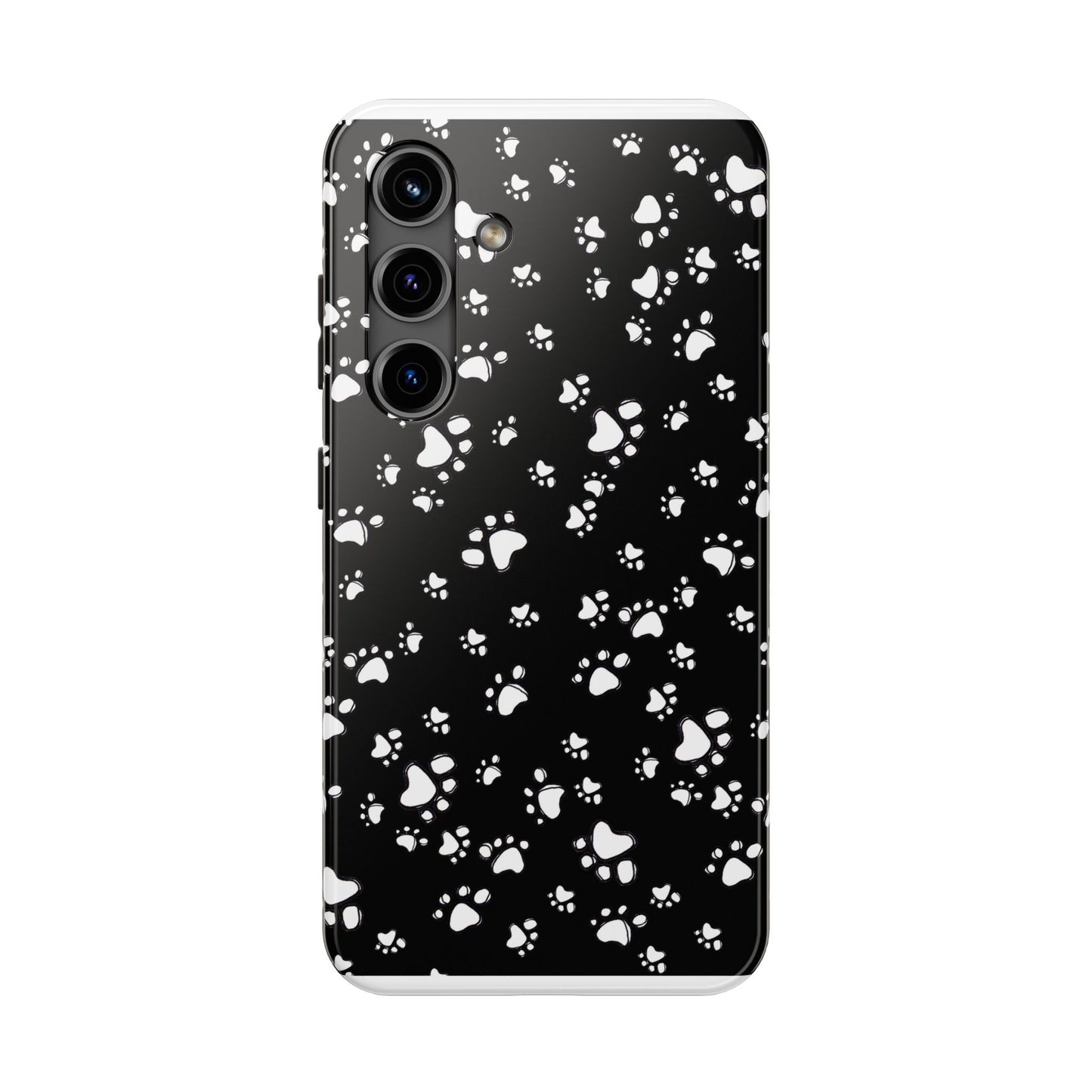 Paw Flakes Black Phone Case