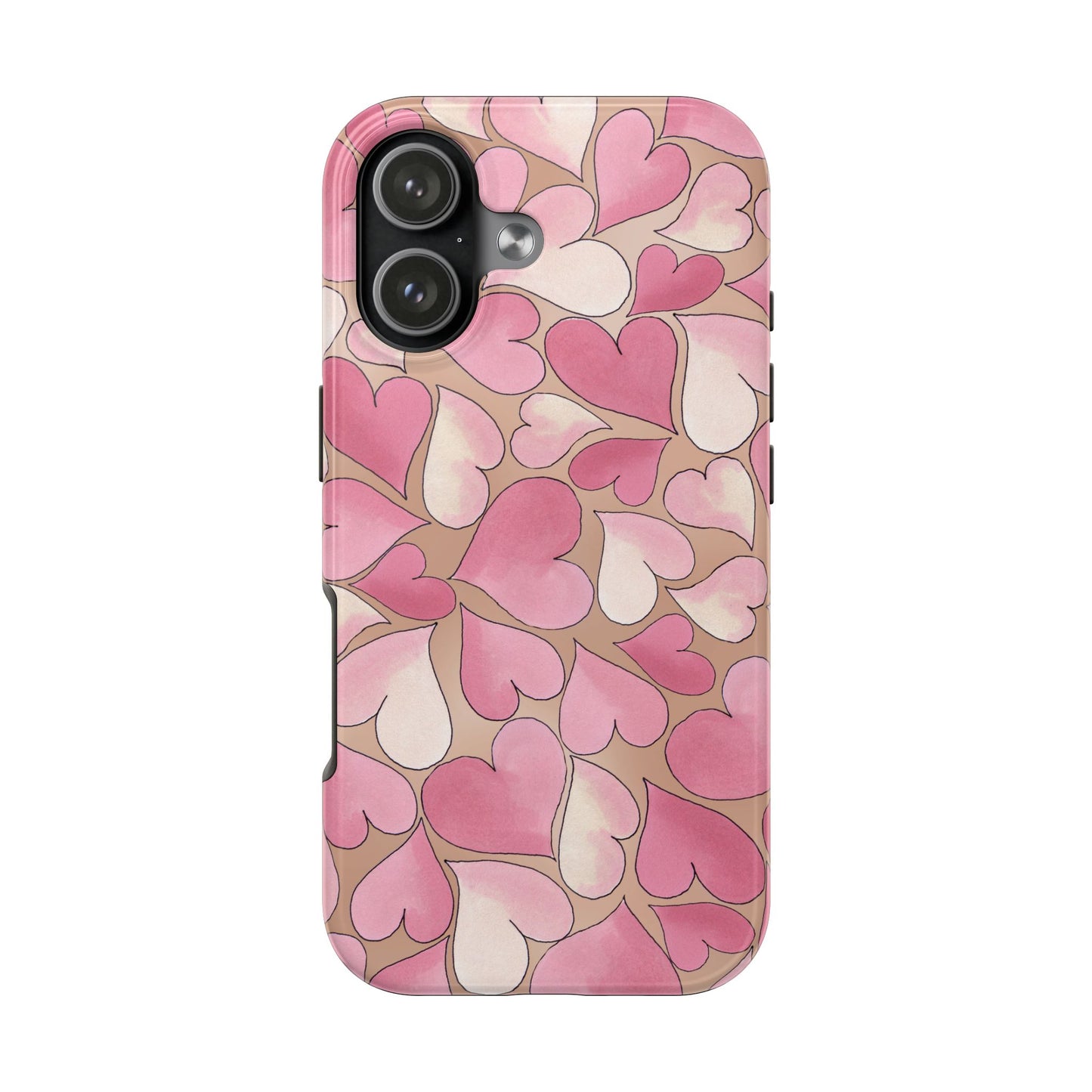 Hearts Malt Phone Case