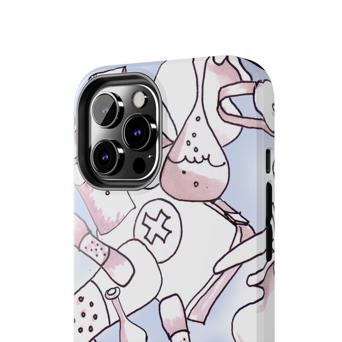 Med Stuff Blue Phone Case