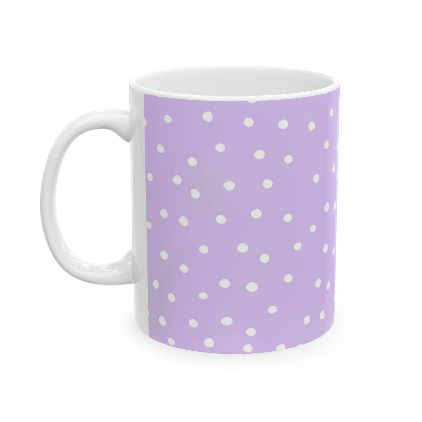 Dinky Dots Lilac / White Cup