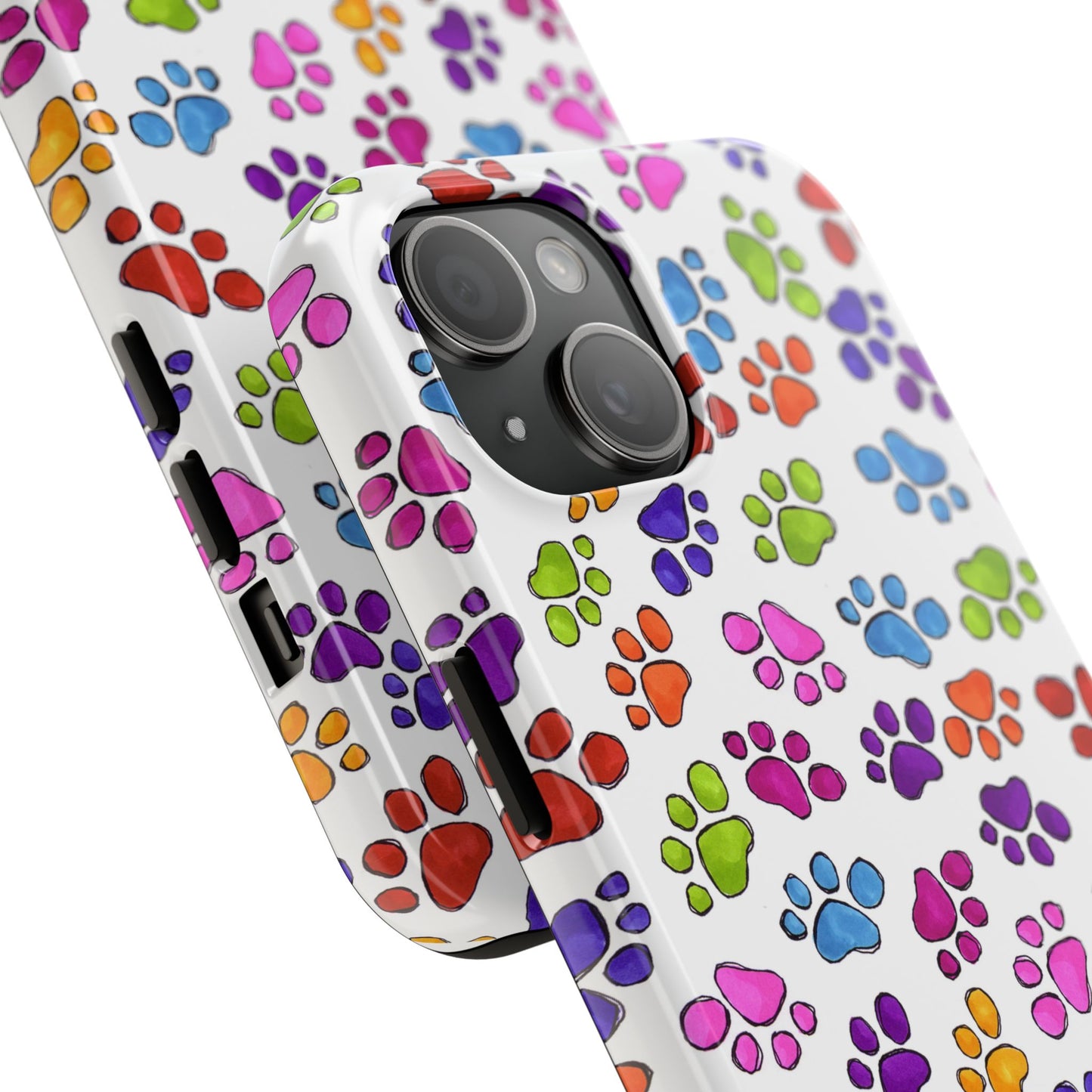 Fancy Paws White Phone Case