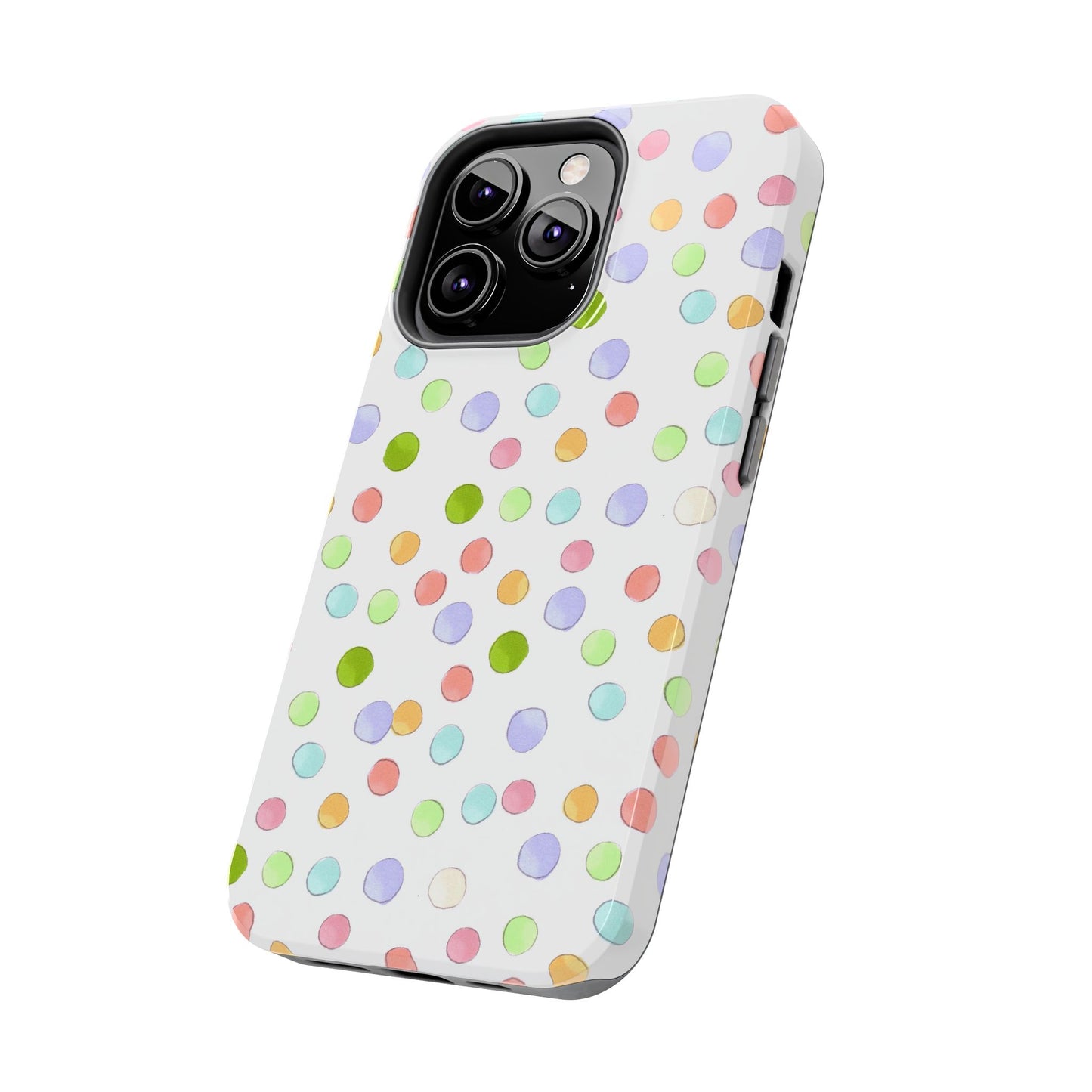 Happy Dots White Phone Case