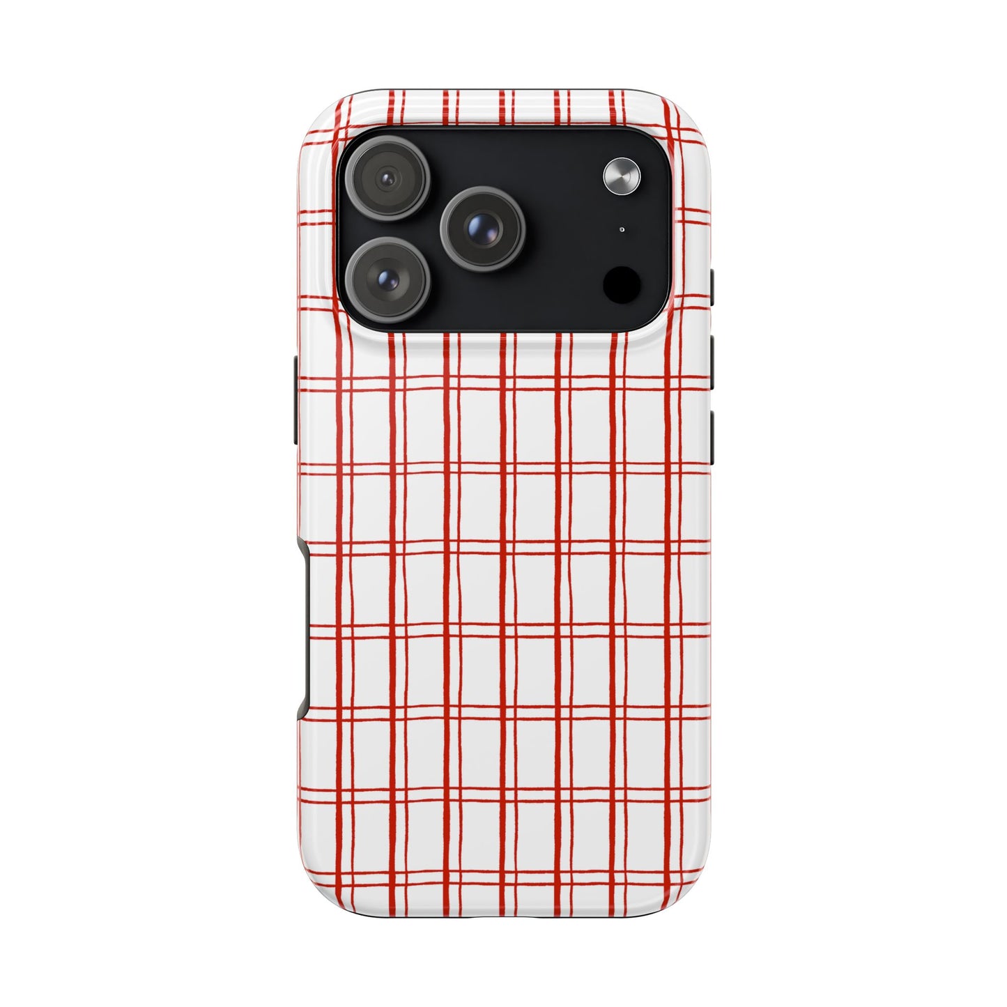 Kitchen Plaid White / Red Phone Case