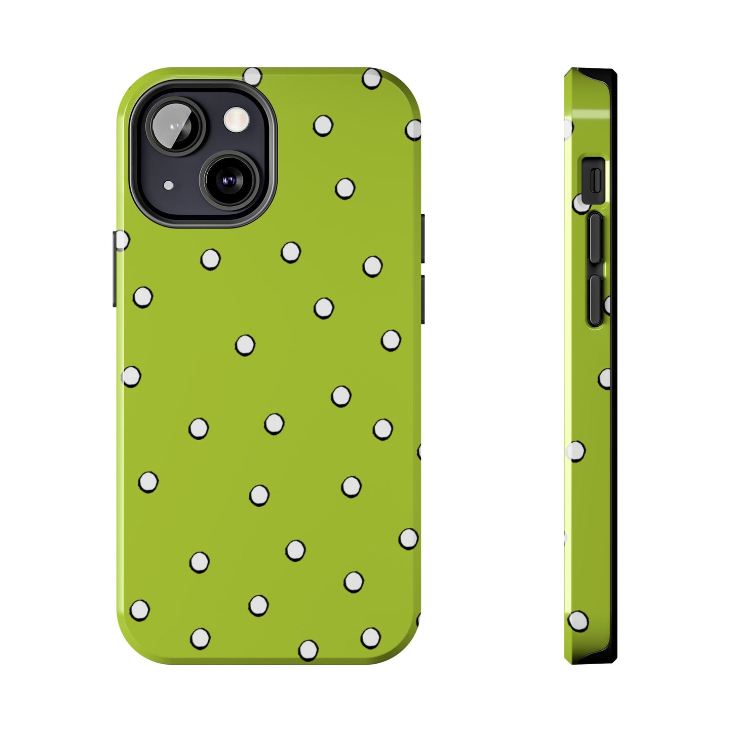 Lime Dots Phone Case