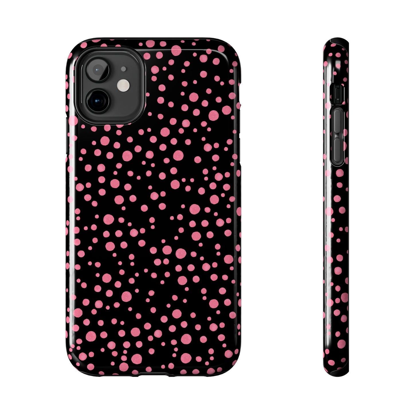 Balloon Dots Black / Pink Phone Case