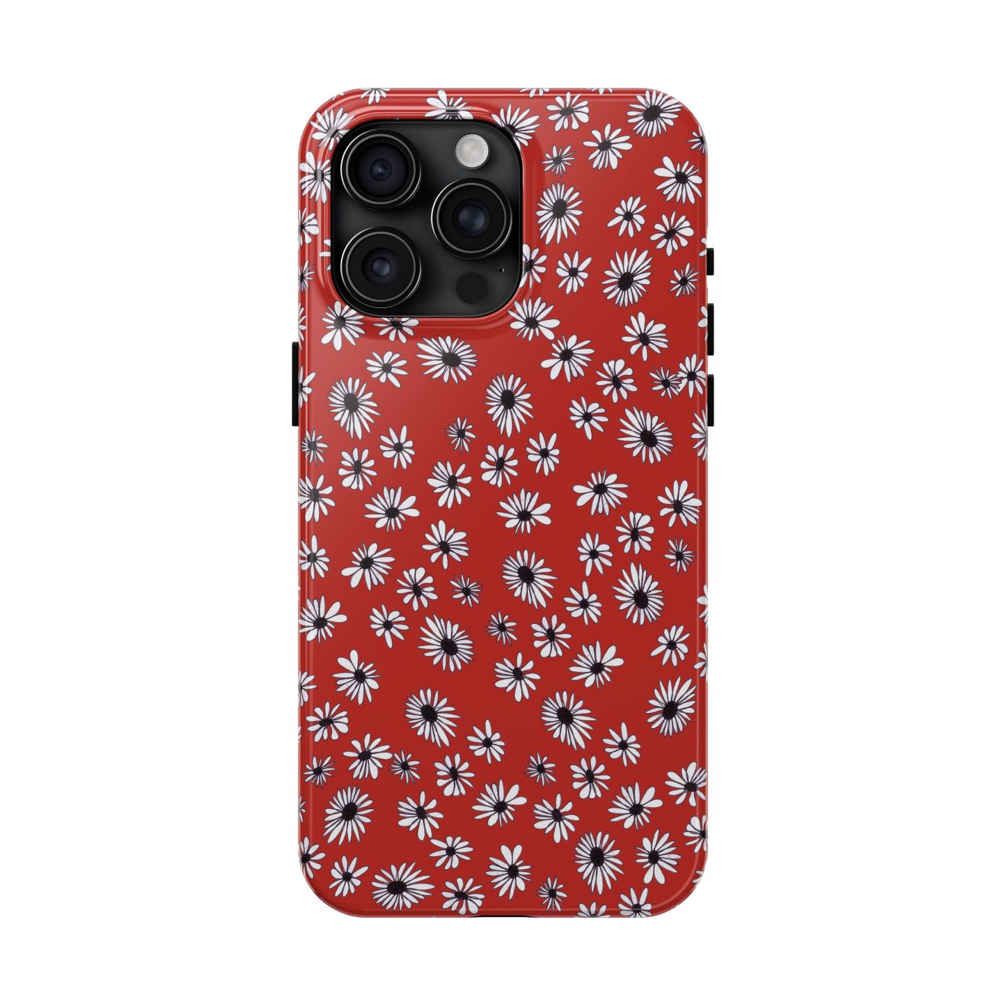 Random Daisy Red / White Phone Case