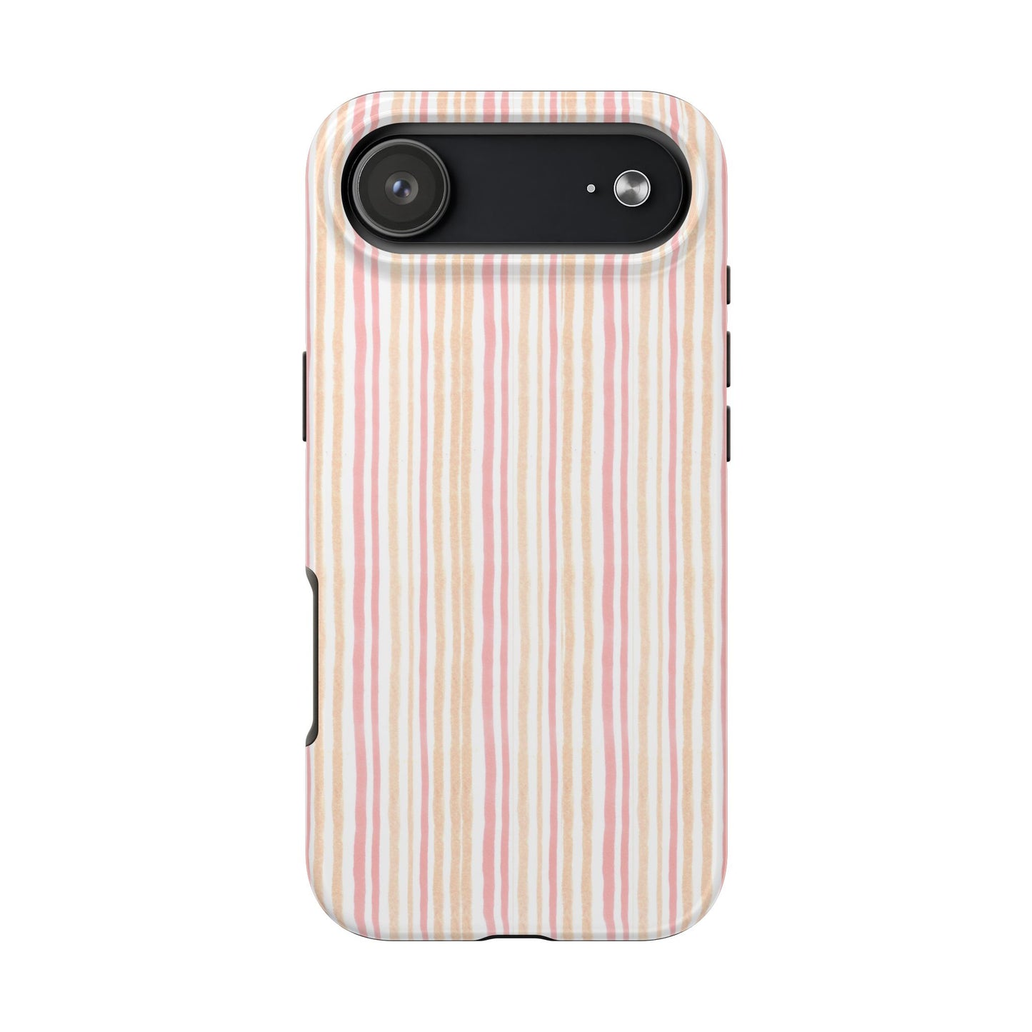 Tri Stripe Peach Phone Case