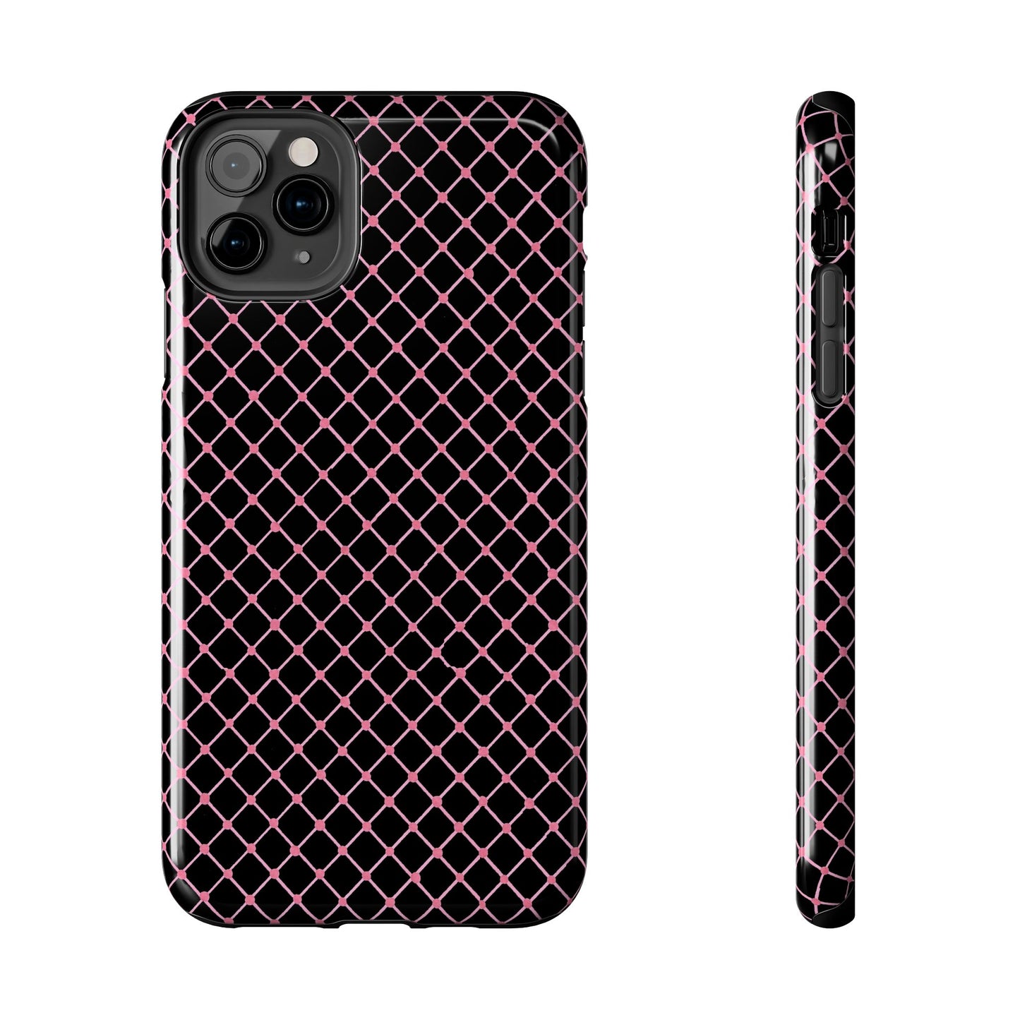 Cyclone Fence Black / Pink Phone Case