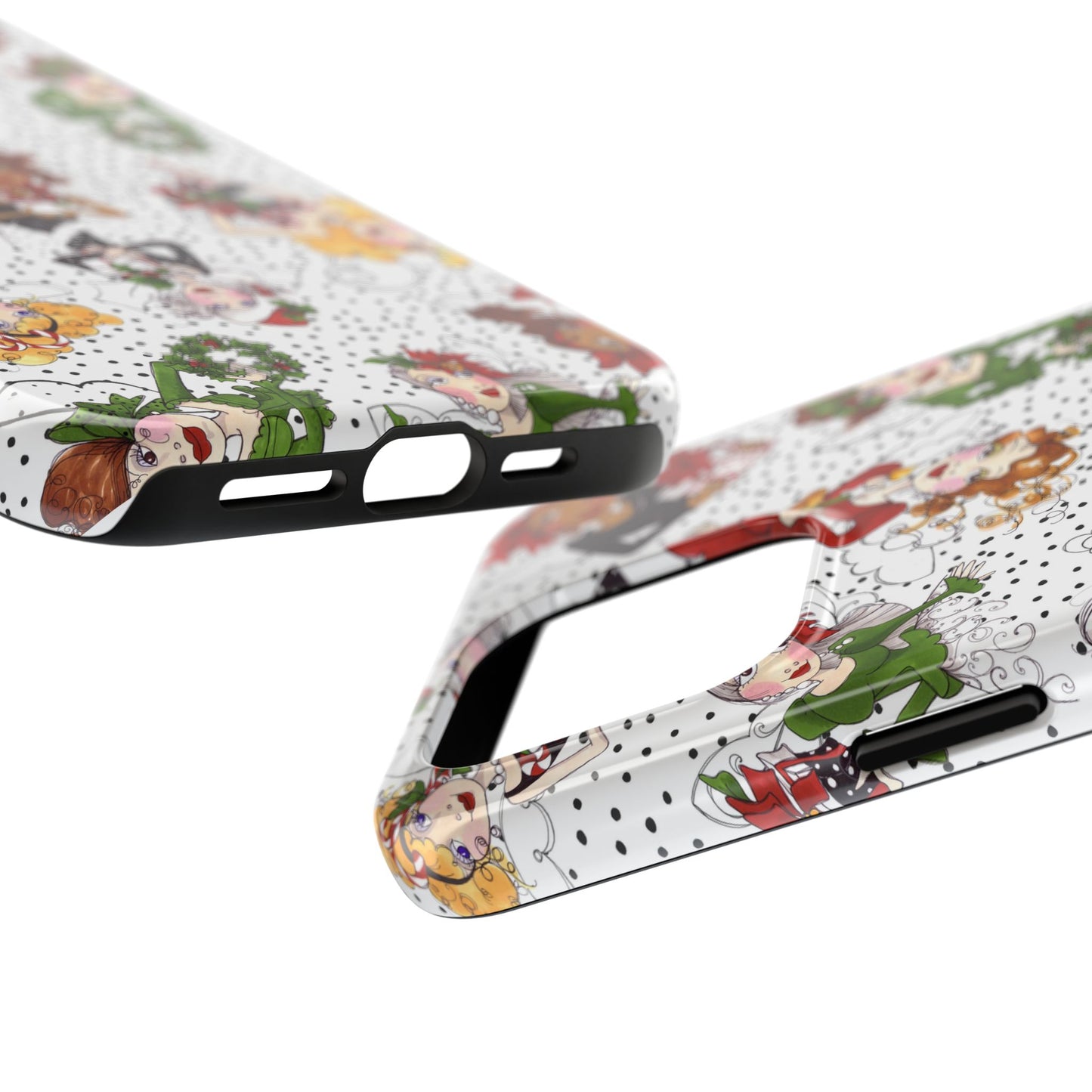 Fairy Toss White / Black Phone Case