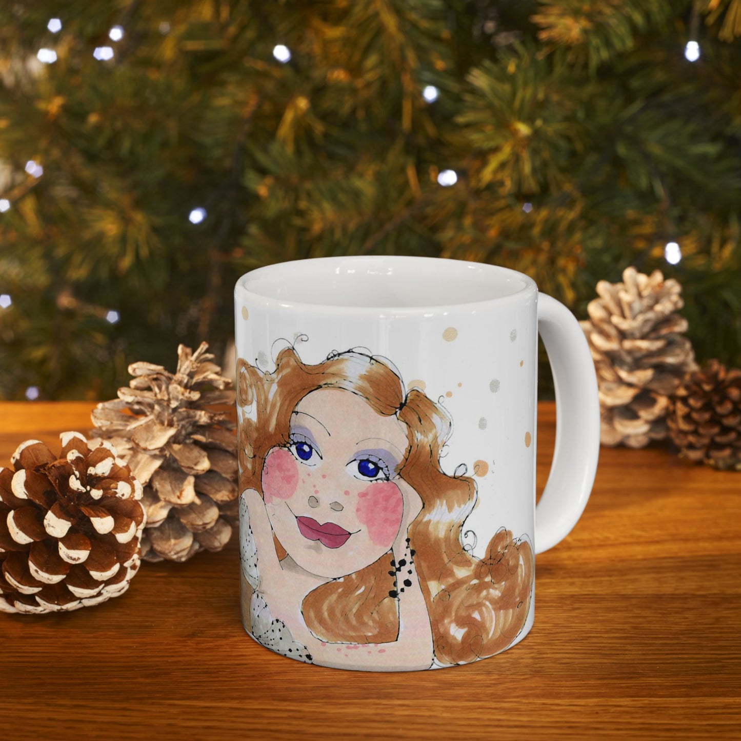 Amelia the Island Mermaid Cup
