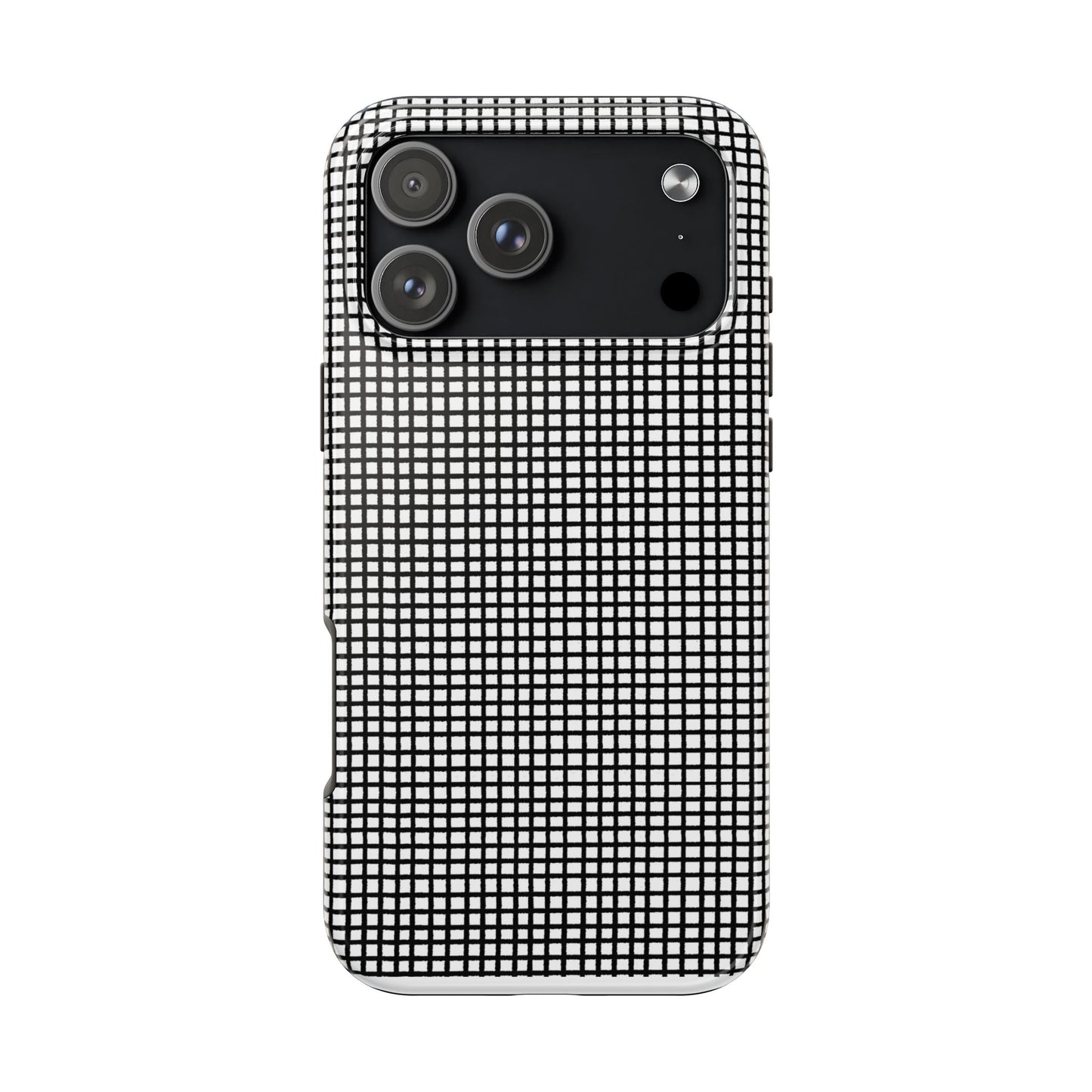 Chipper Check Black Phone Case
