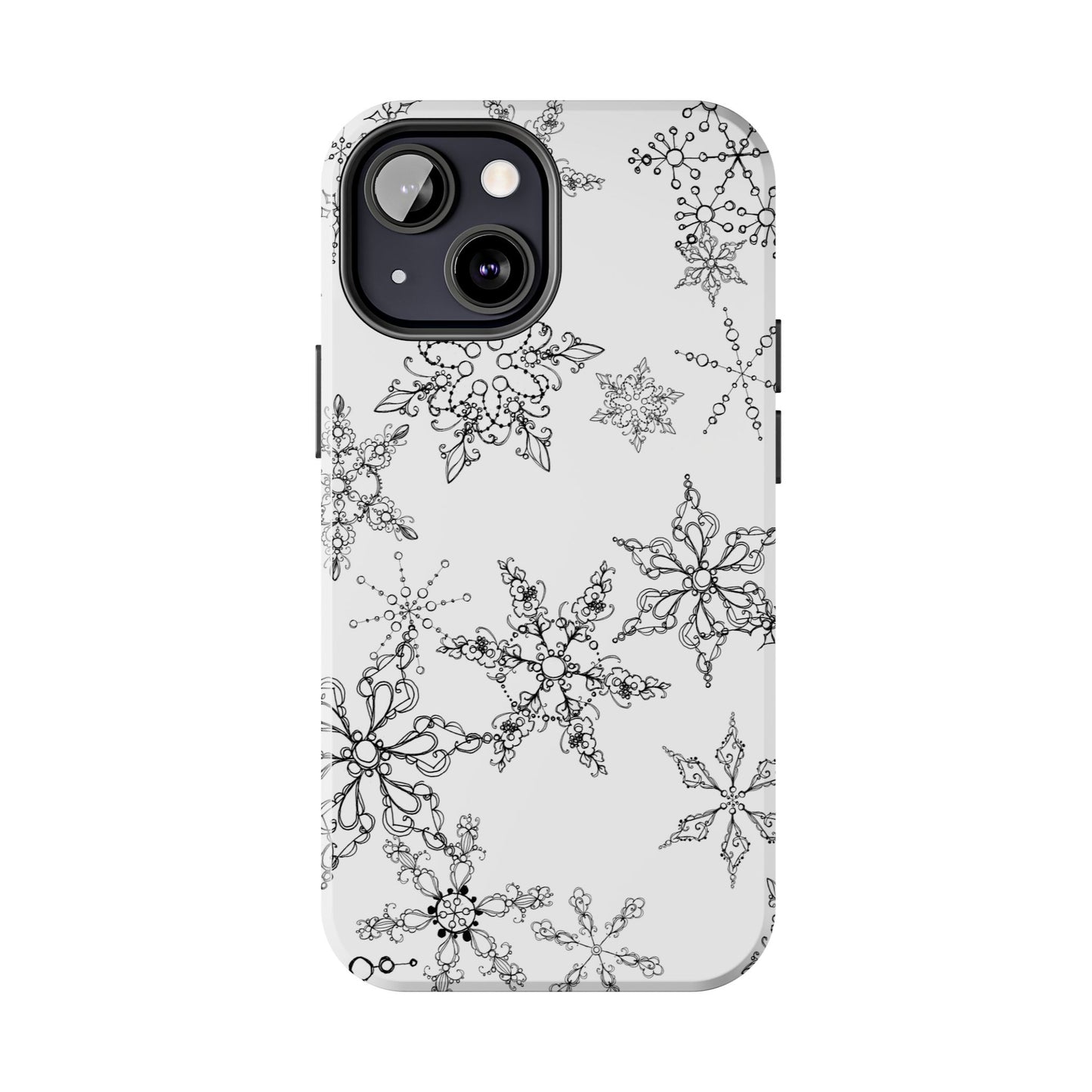 Random Flakes White Phone Case