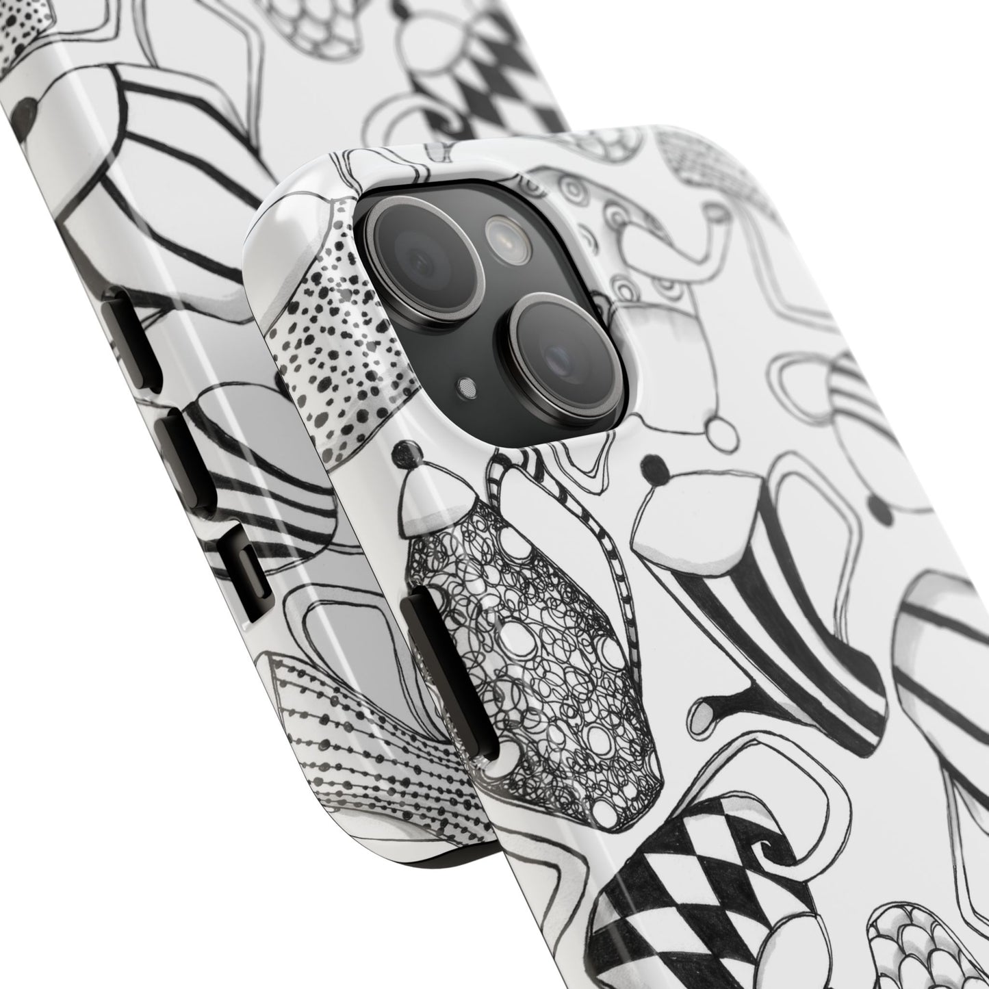 Coffee, Tea Anyone? White Phone Case