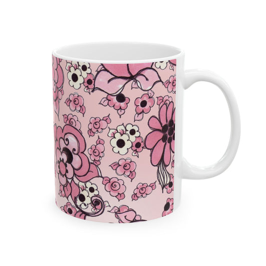Profuse Posies Pink Cup