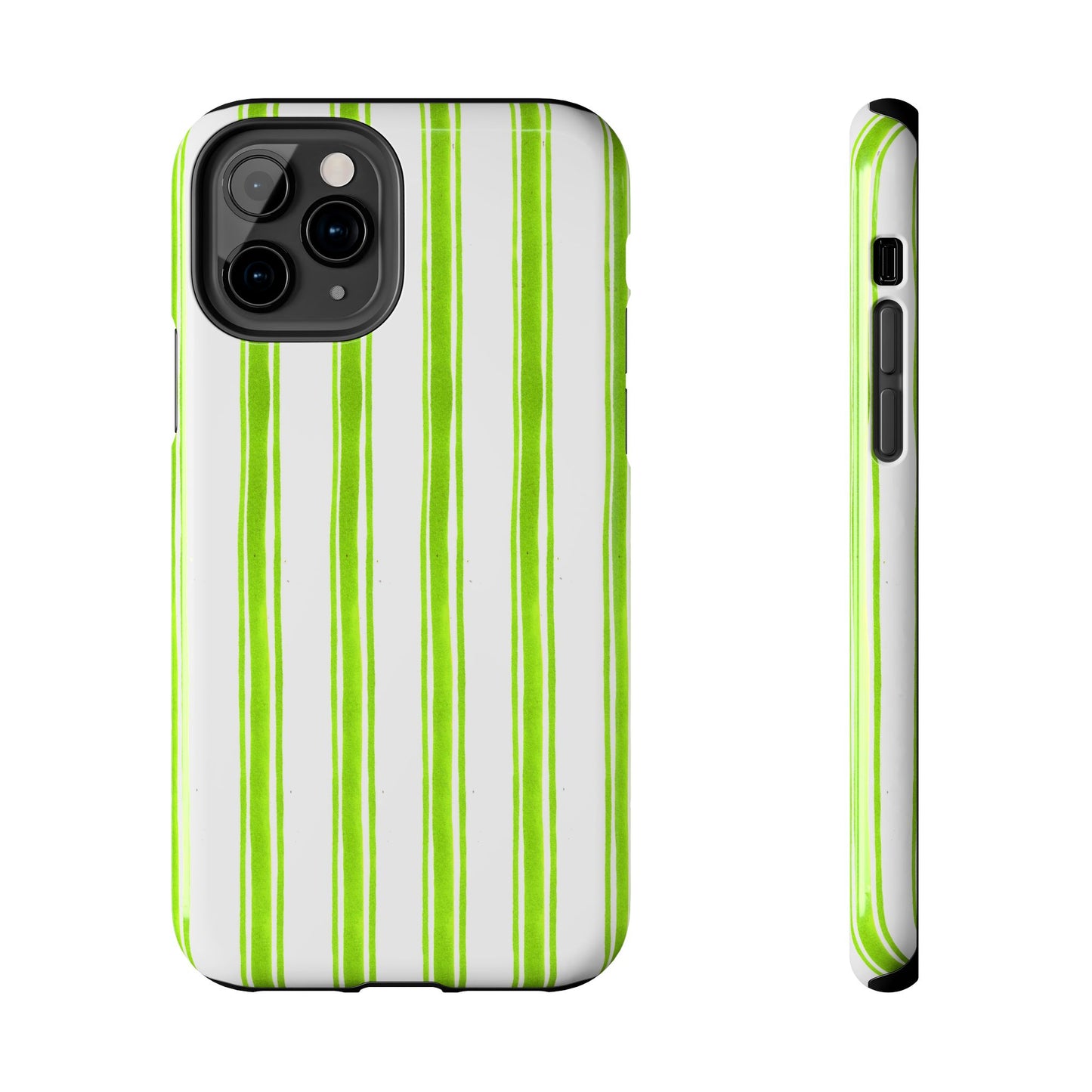 Awning Stripe Lime Phone Case