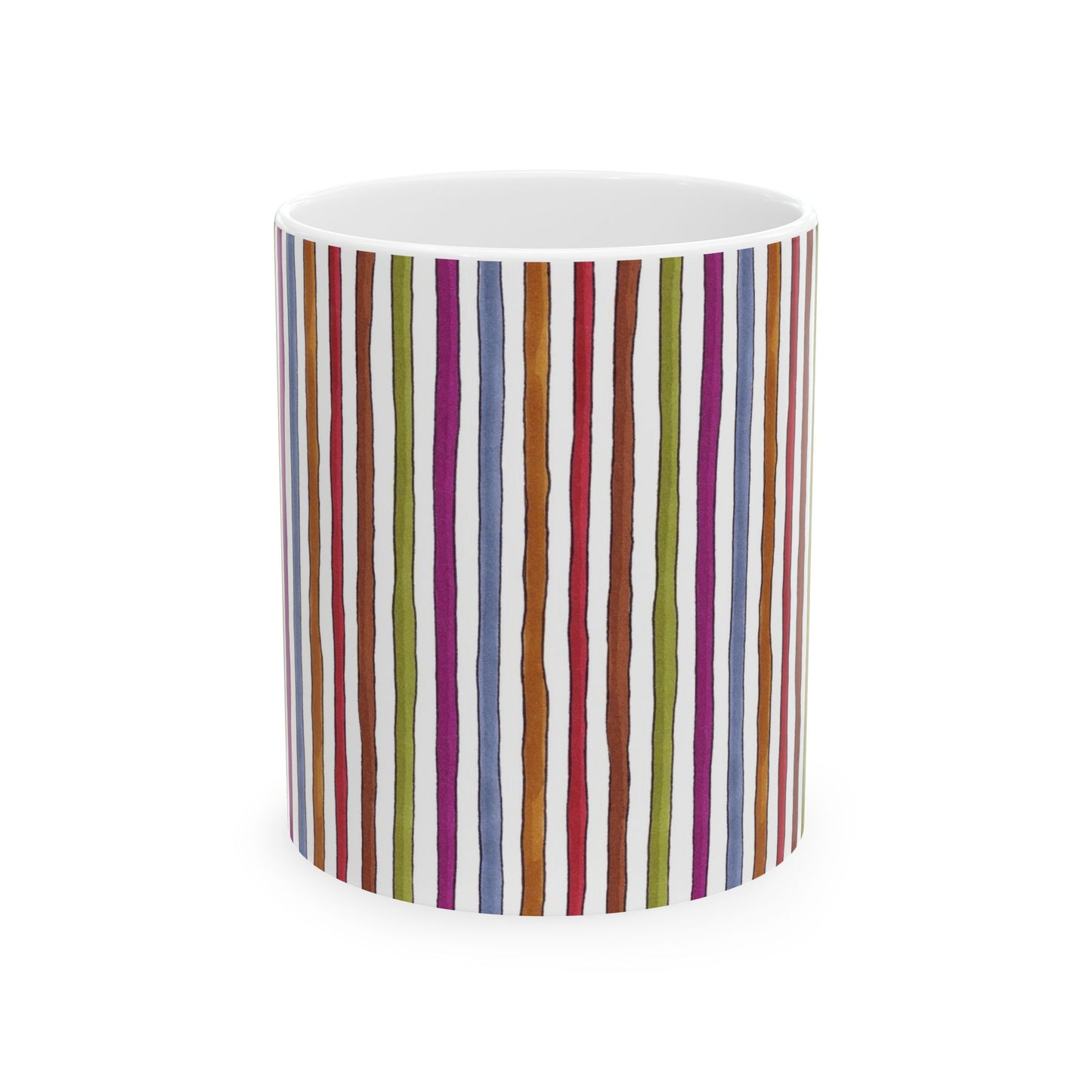 Stripe White Cup