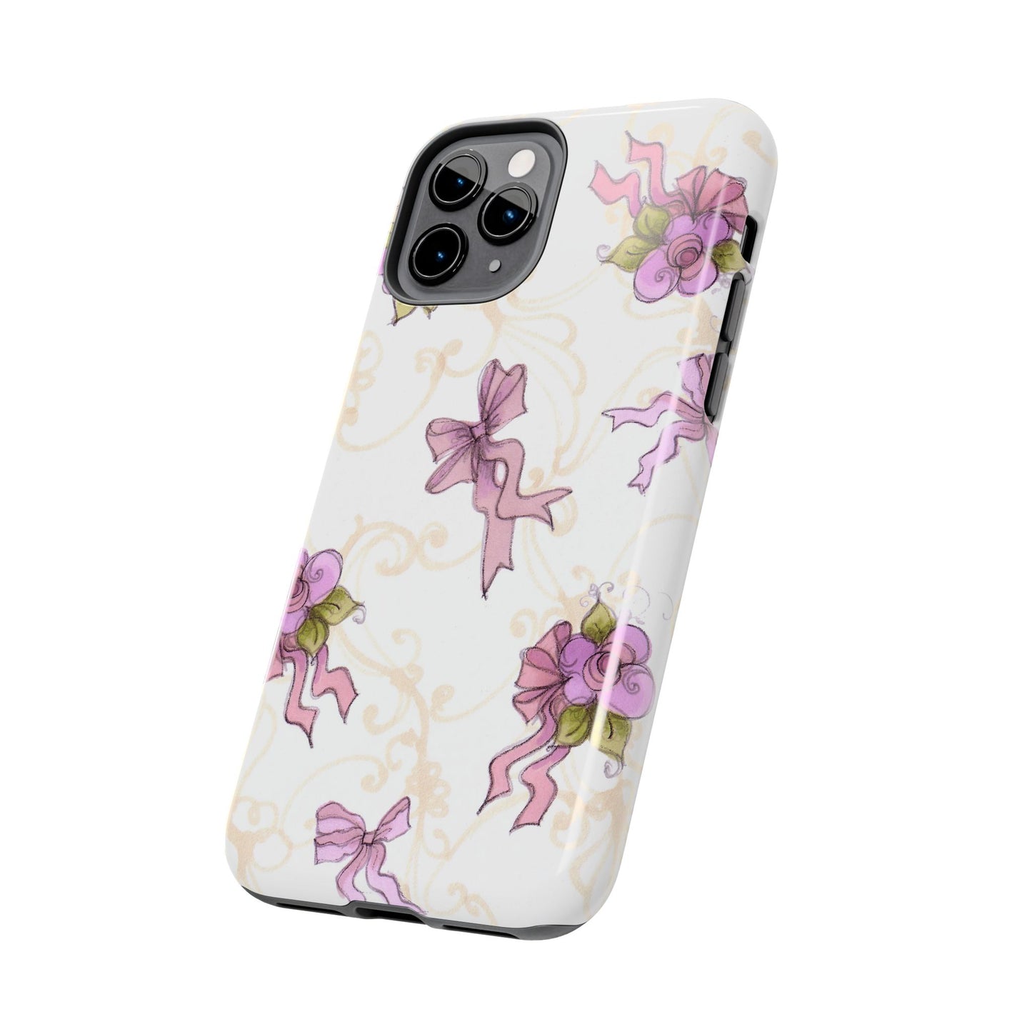 Flower Model Bow Flowers Phone Case