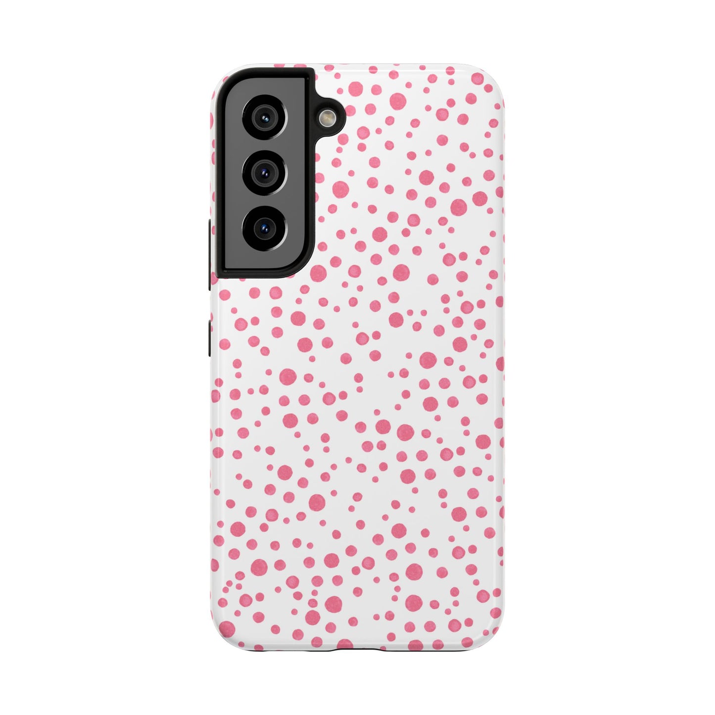 Balloon Dots White / Pink Phone Case