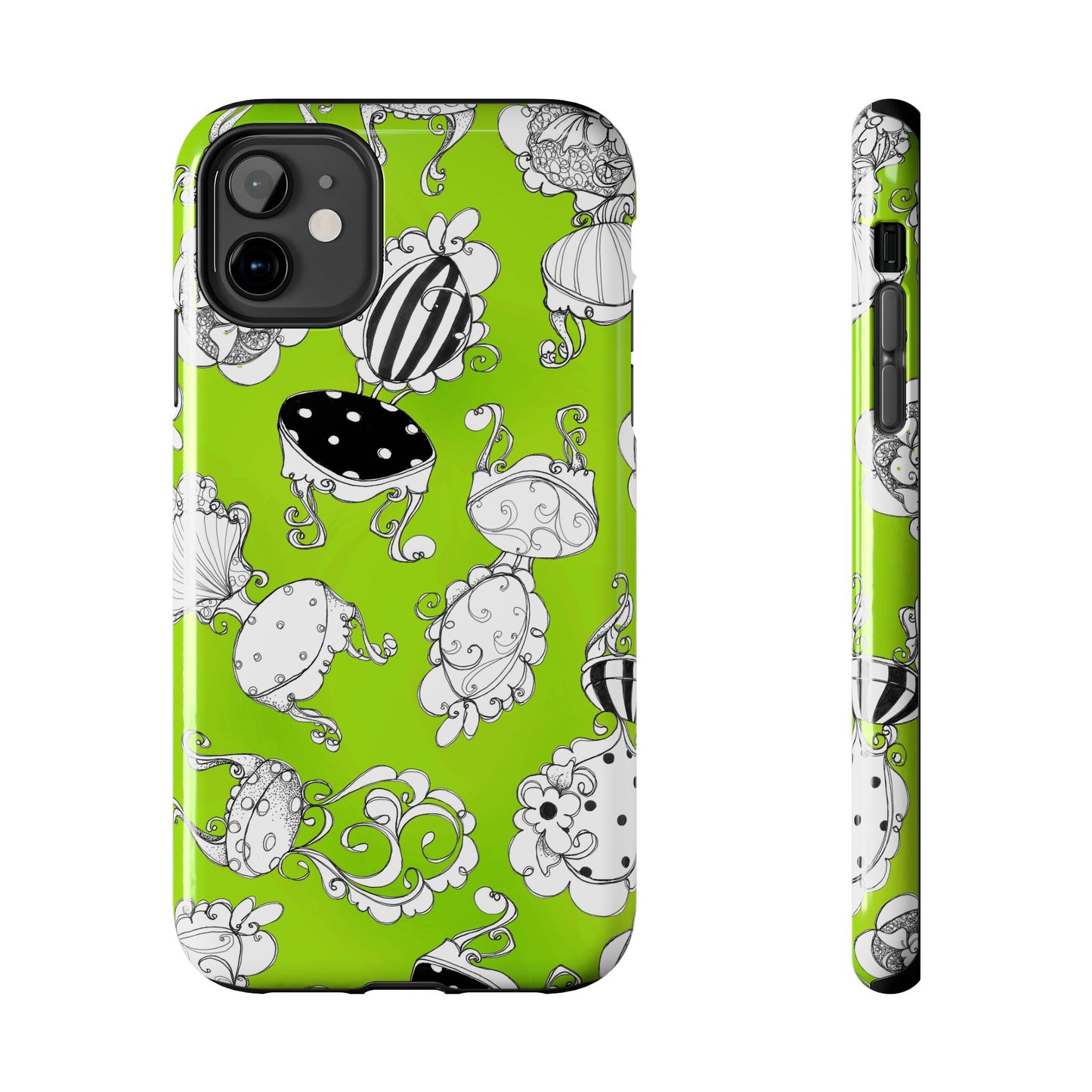 Bistro Chairs Lime Phone Case