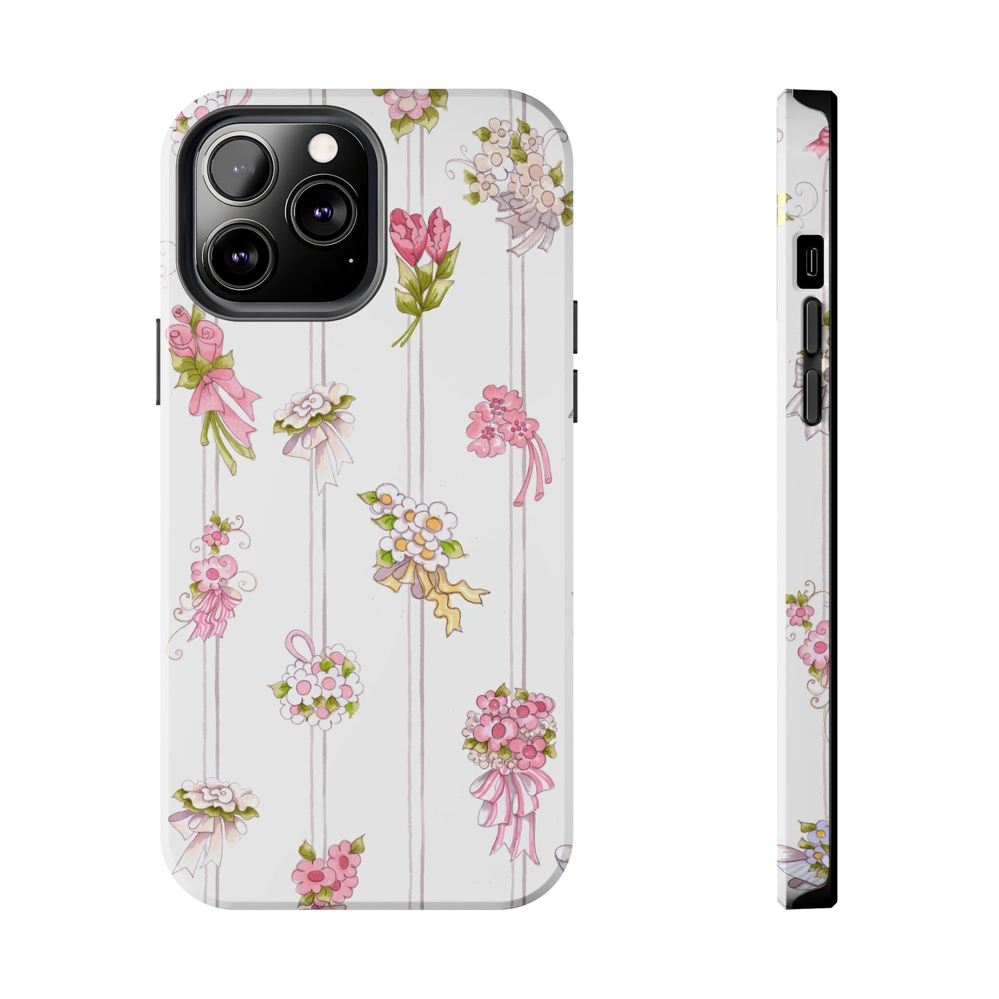 Bouquet Stripe Phone Case