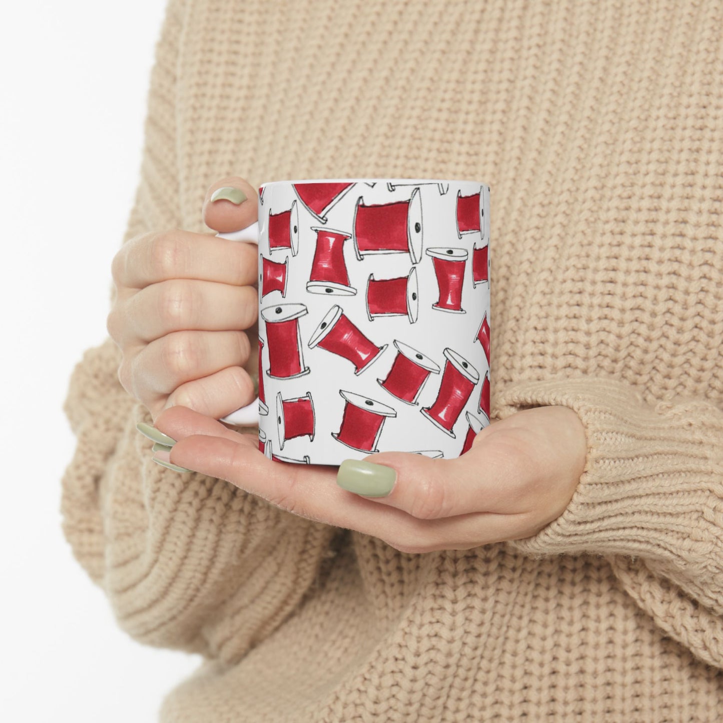 Red Thread White Cup