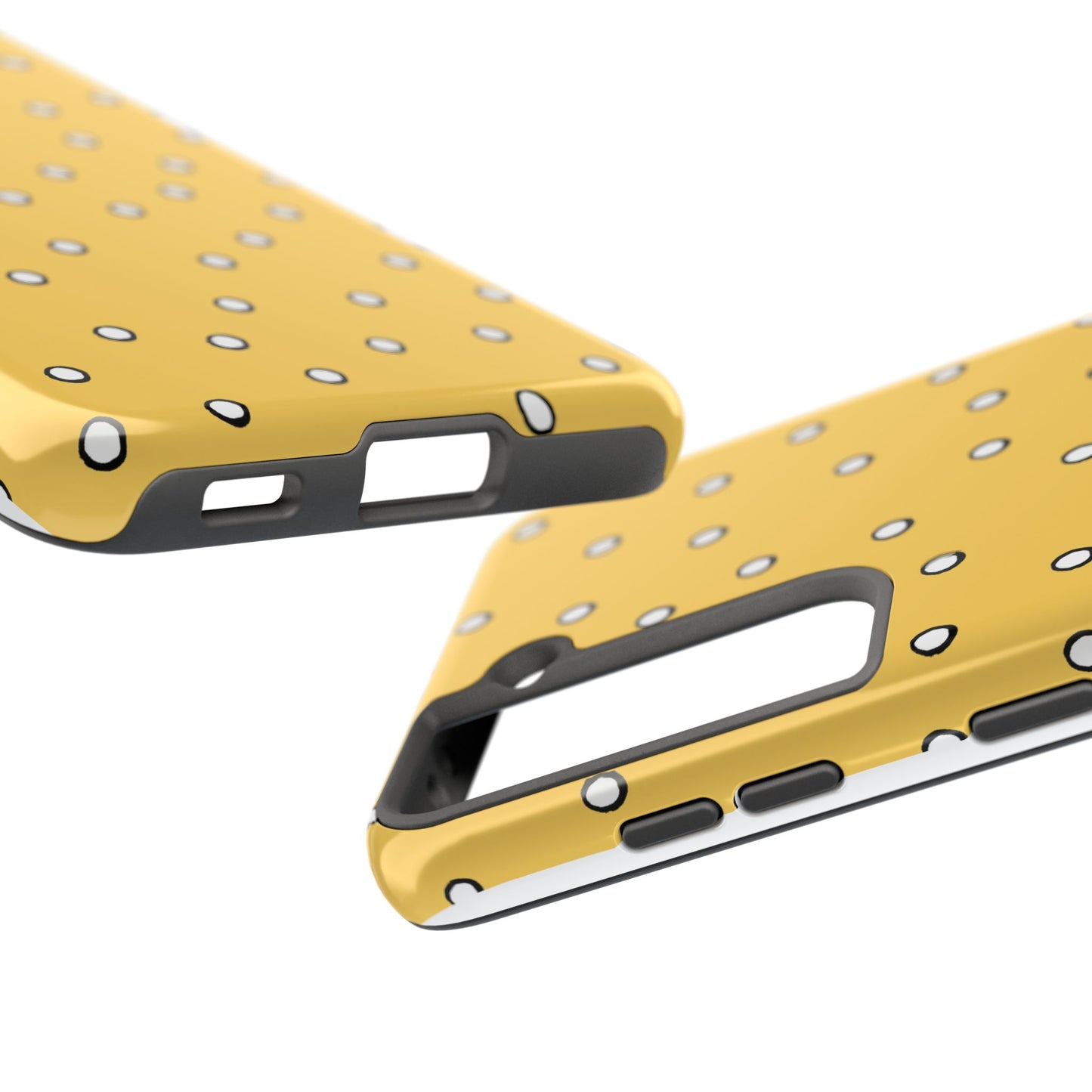 Dots Yellow / White / Black Phone Case