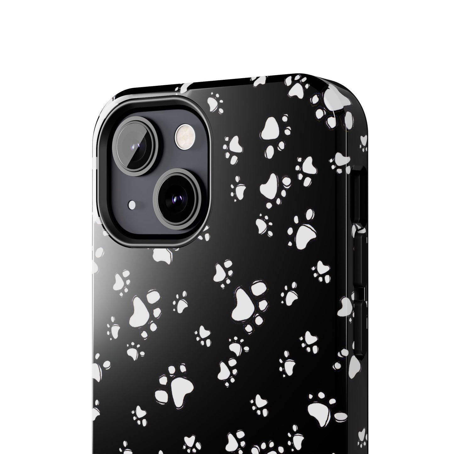 Paw Flakes Black Phone Case