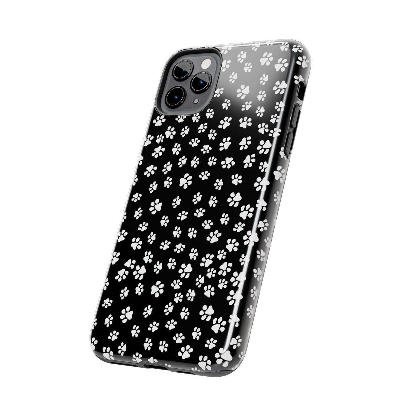 Little Paws Black / White Phone Case