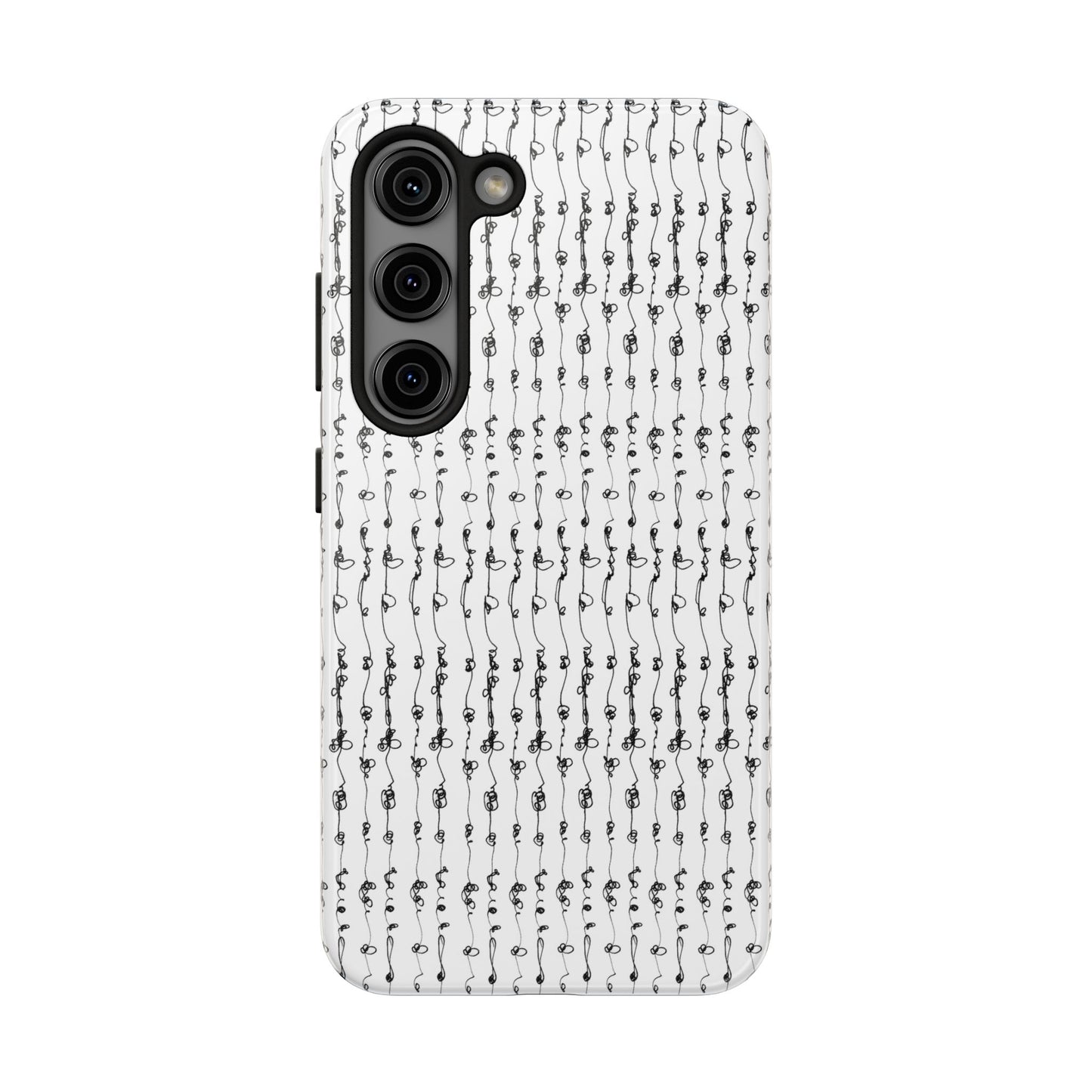 Scribble Stripe Phone Case