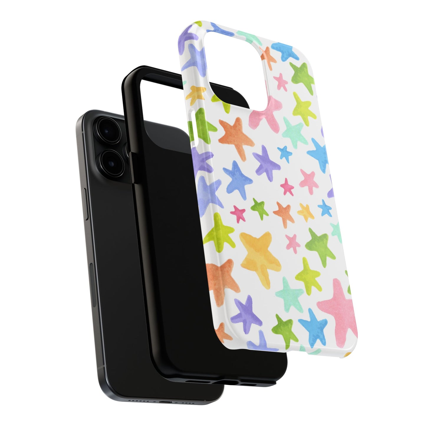 Happy Stars White Phone Case