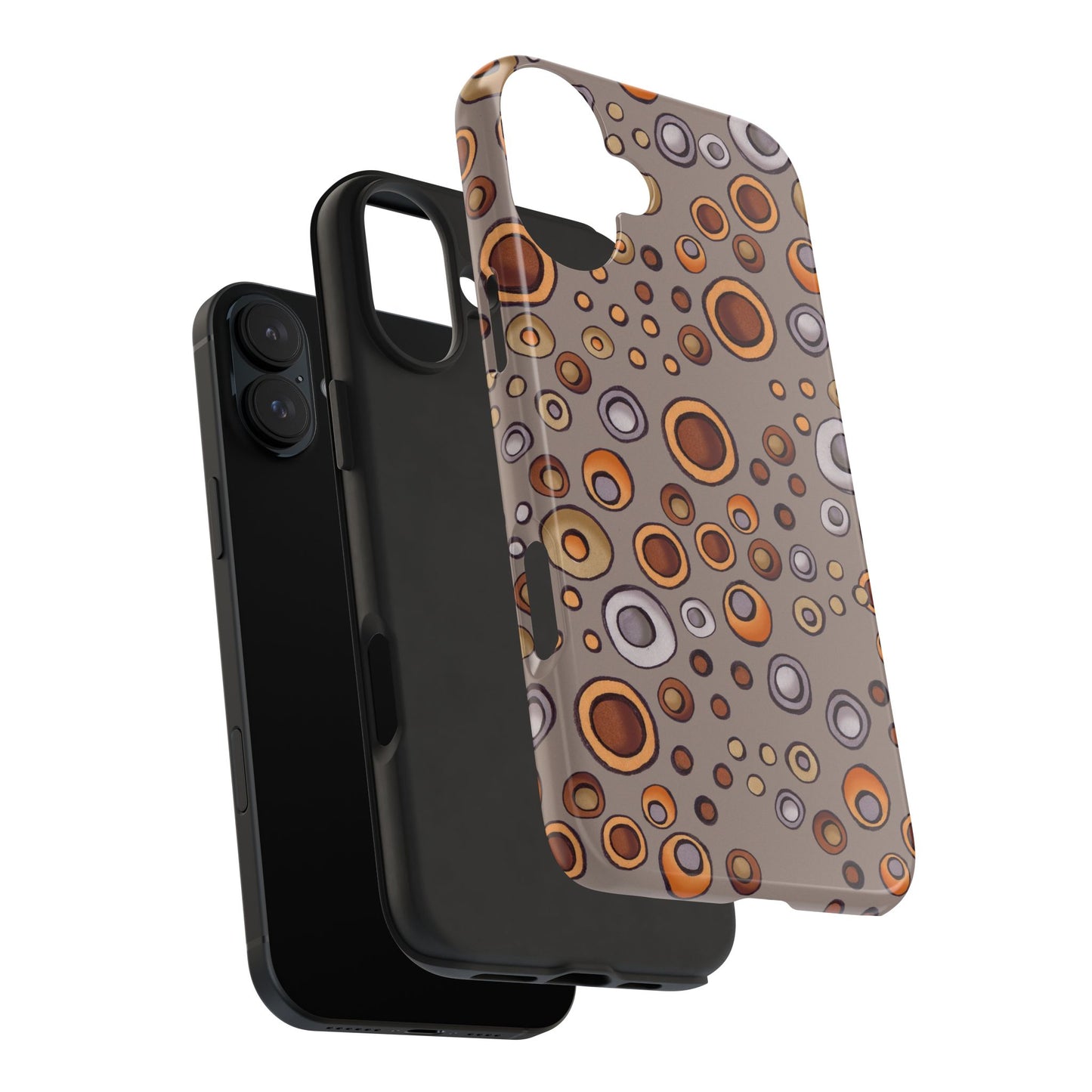 Doggy Dots Gray Phone Case