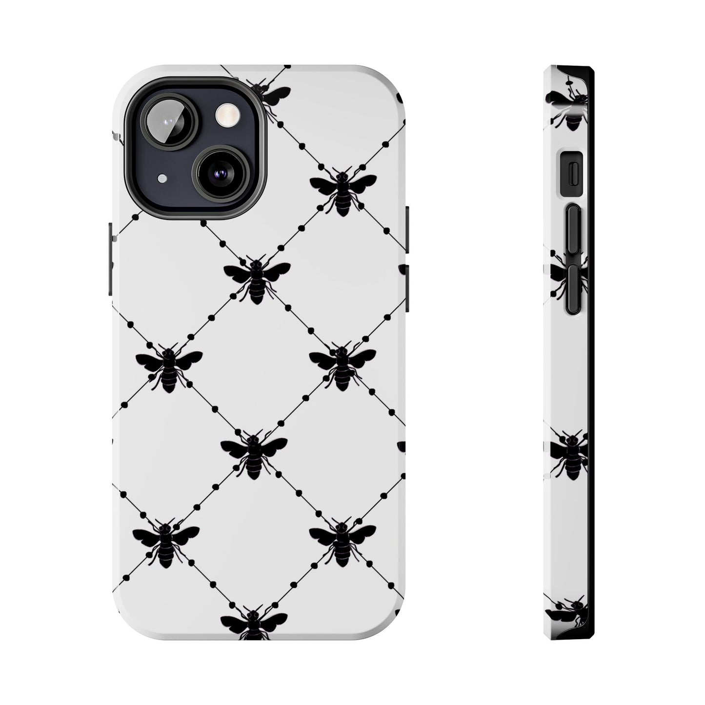 Beaded Bees White Phone Case