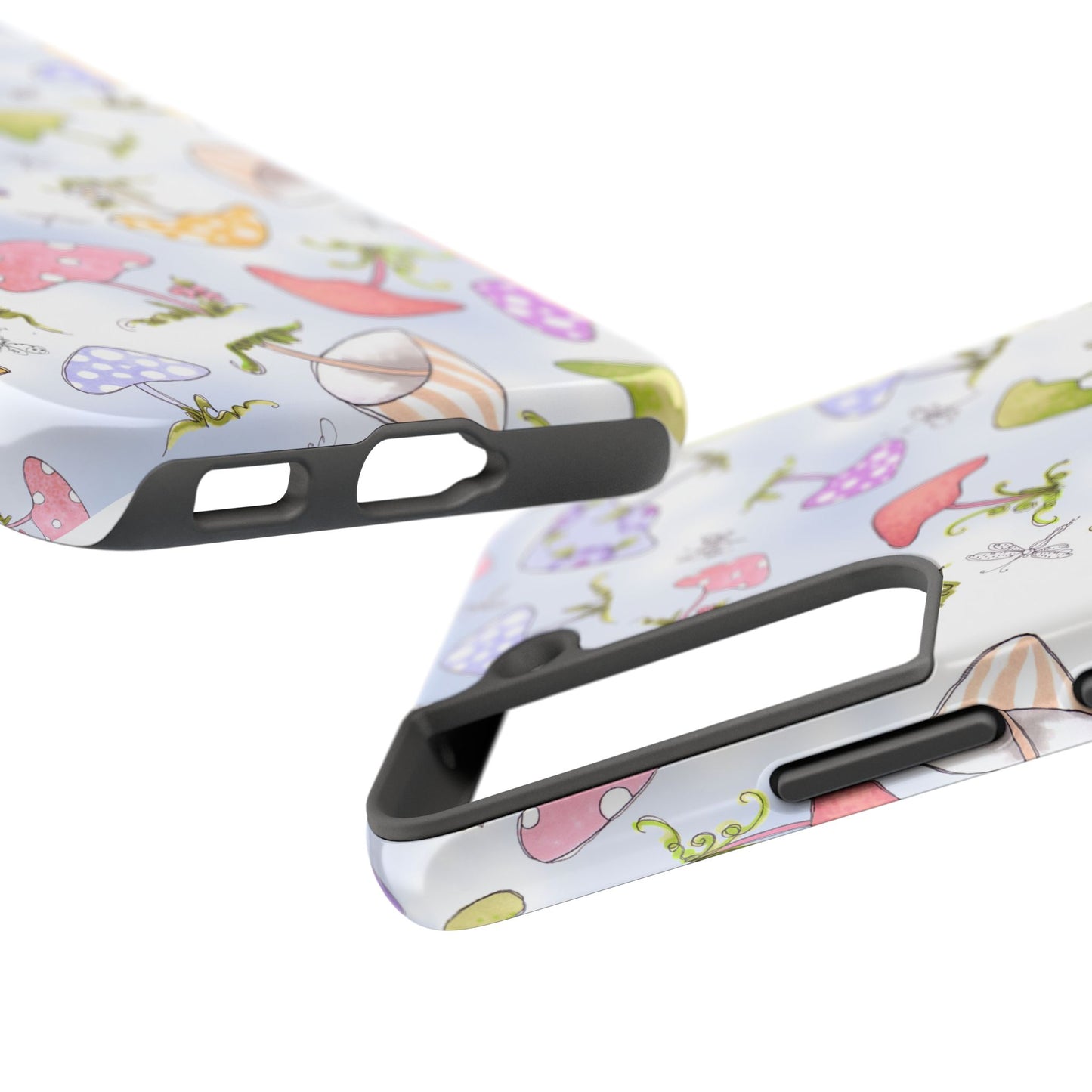 Mushroom Toss Blue Phone Case