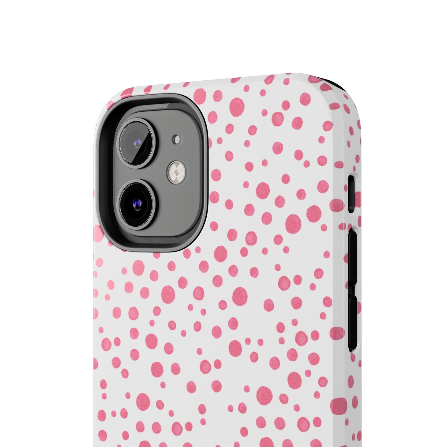 Balloon Dots White / Pink Phone Case