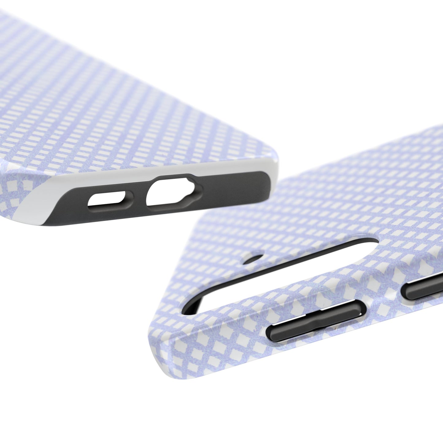 Bias Check Light Blue Phone Case