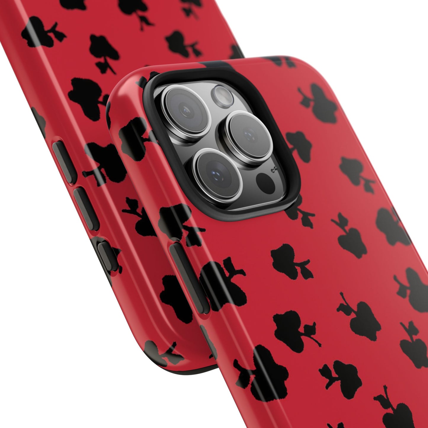 Happy Apples Red / Black Phone Case